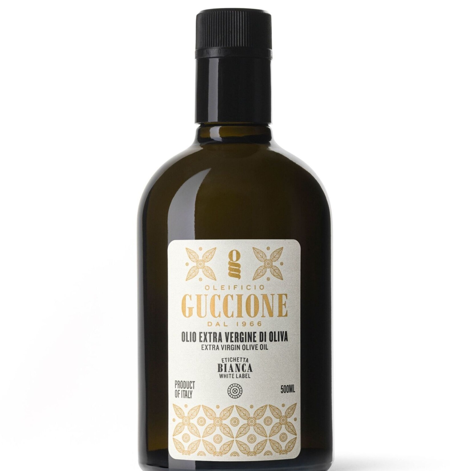 OLEIFICIO GUCCIONE -OIL&VINEGAR- OLEIFICIO GUCCIONE 500 ML  PREMIUM EXTRA VIERGE OLIJFOLIE WHITE LABEL