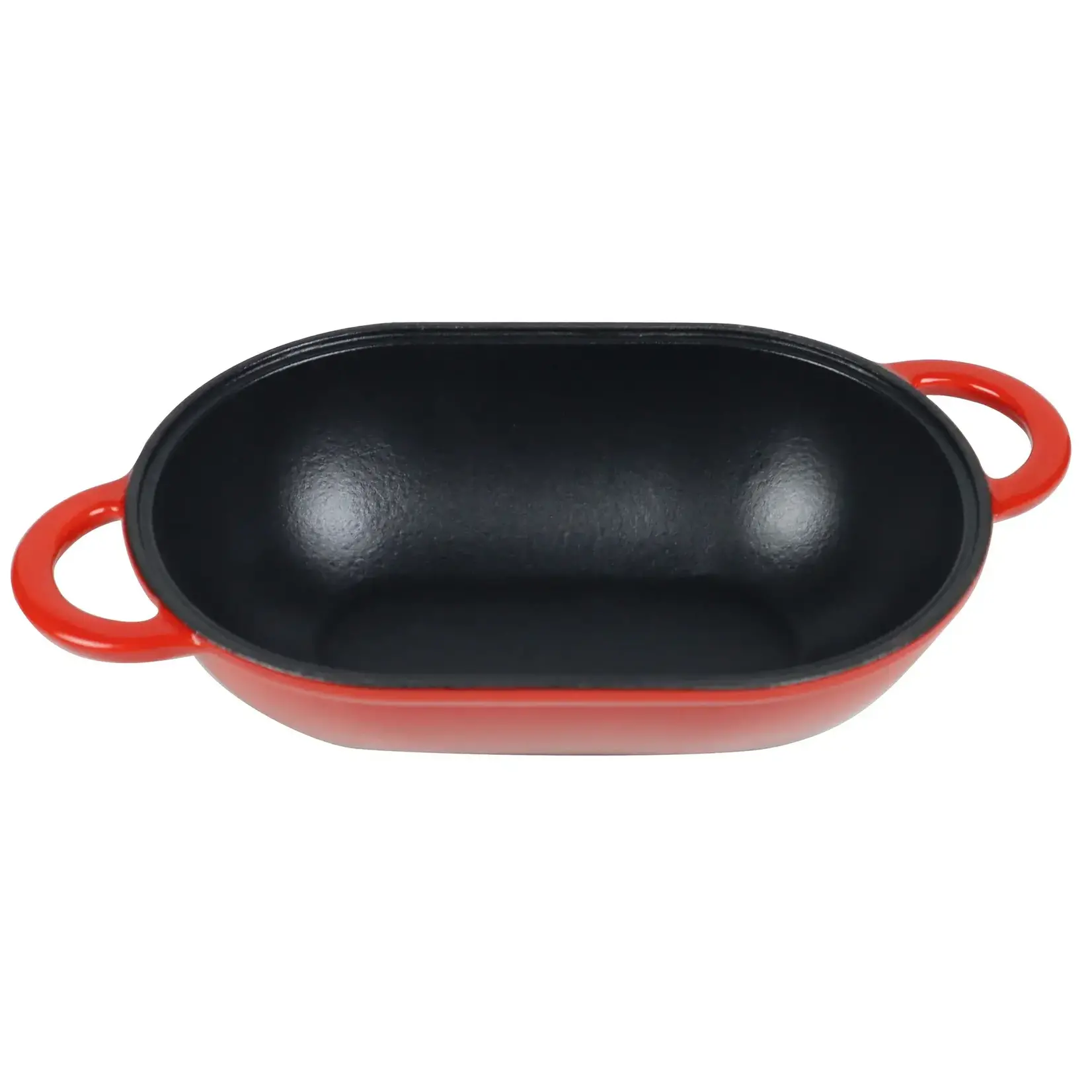 CRUCIBLE COOKWARE CRUCIBLE COOKWARE GIETIJZEREN GEEMAILLEERDE BROODBAKVORM ROOD