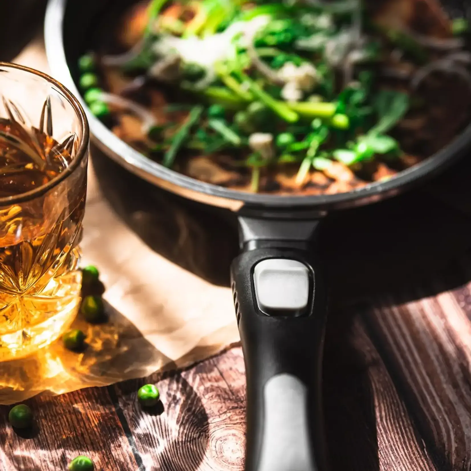 KLAUS KERAMISCHE KOEKENPAN 28CM AFNEEMBAAR HANDVAT 5JAAR GARANTIE