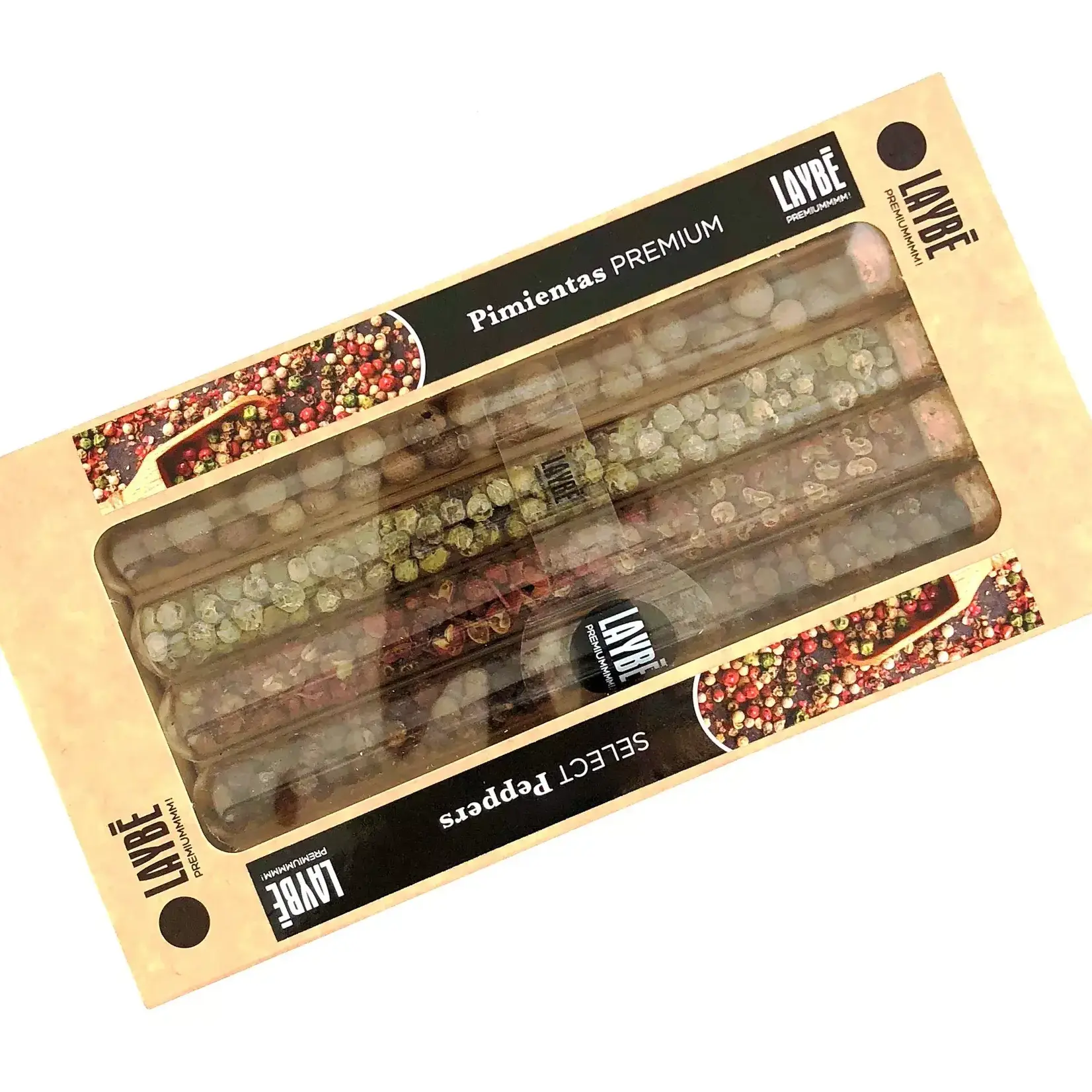 LAYBE LAYBE 4-GLASS TUBES MET PREMIUM PEPERS 25GRAM