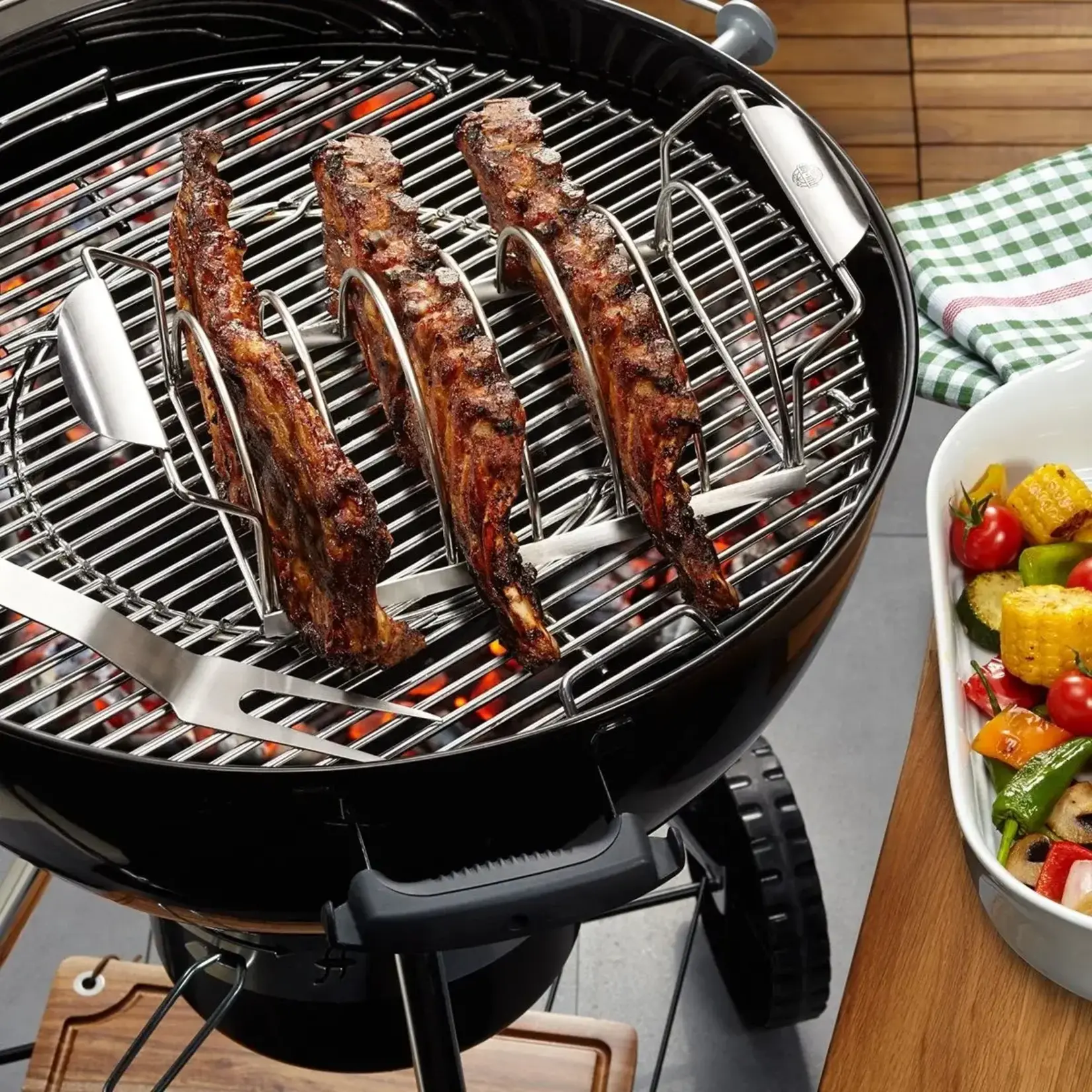 GEFU BBQ SPARE RIB REK RVS