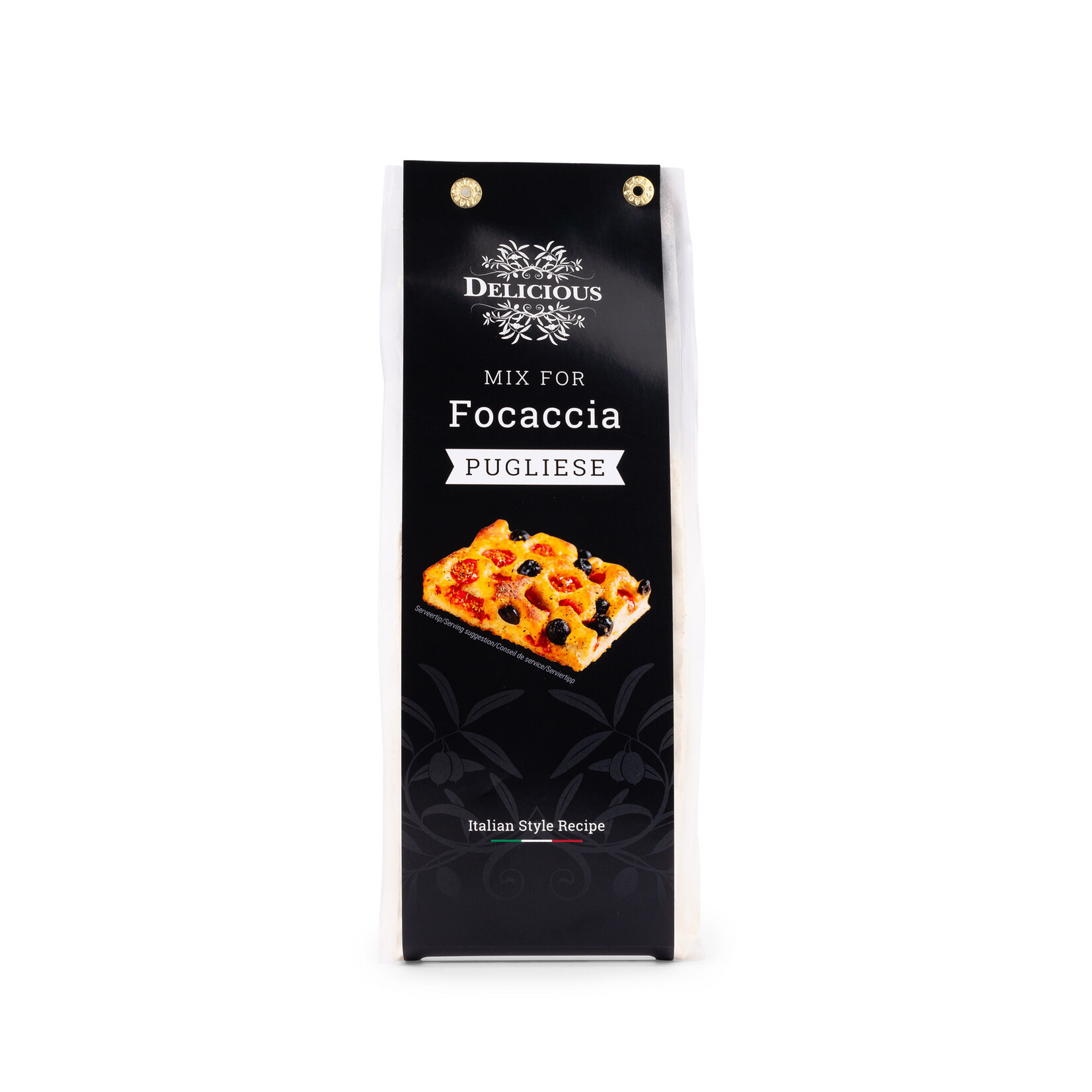 DELICIOUS FOOD&GOURMET DELICIOUS FOOD AND GOURMET ITALIAN FOCACCIA PUGLIESE  MIX 400GR