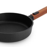 WOLL WOLL ECO-LOGIC 520WLCI-Q KOEKENPAN  20CM PEFAS VRIJE COATING HOUTEN AFNEEMBAAR HANDVAT
