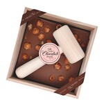 CACAOH CACAOH HAMERBOX CHOCOLADE MELK HAZELNOOT 160GRAM