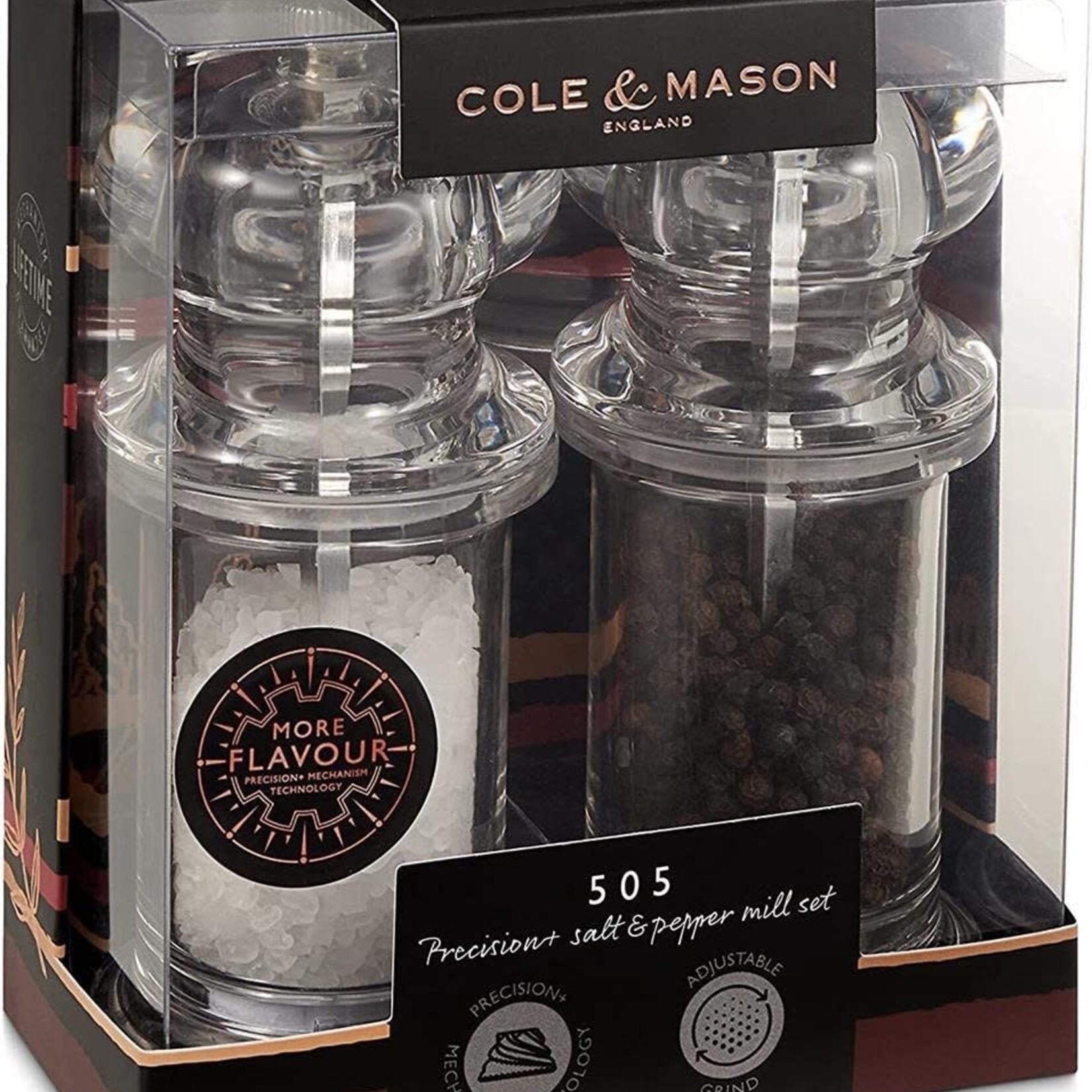 COLE&MASON COLE&MASON PEPER EN ZOUTSTEL