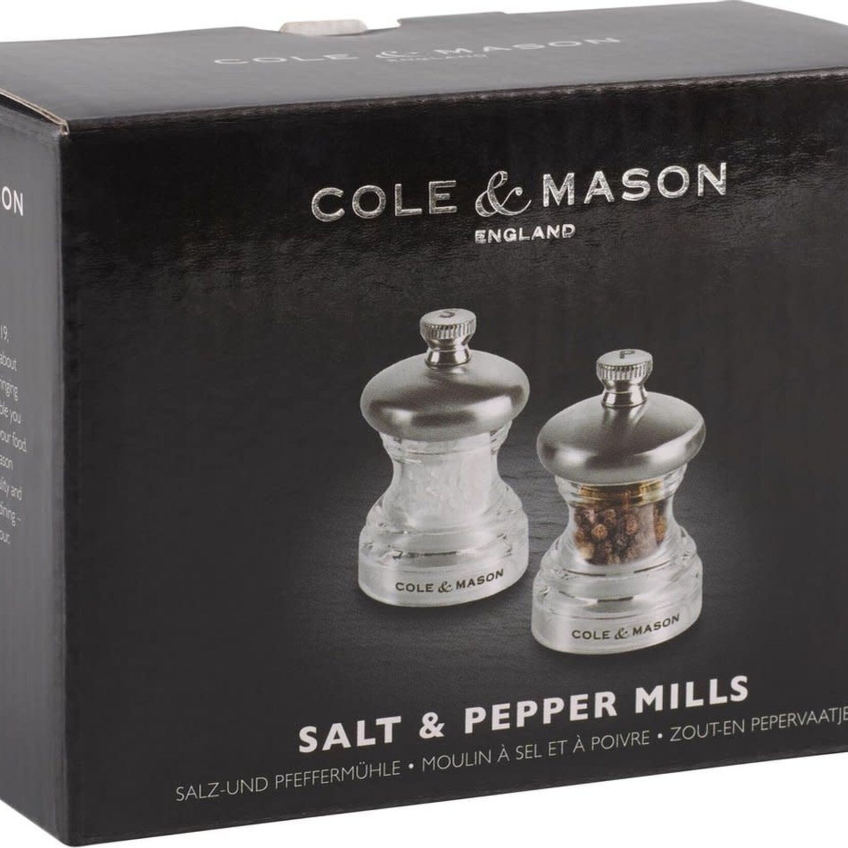 COLE&MASON COLE&MASON PEPER EN ZOUTMOLEN SET BUTTON