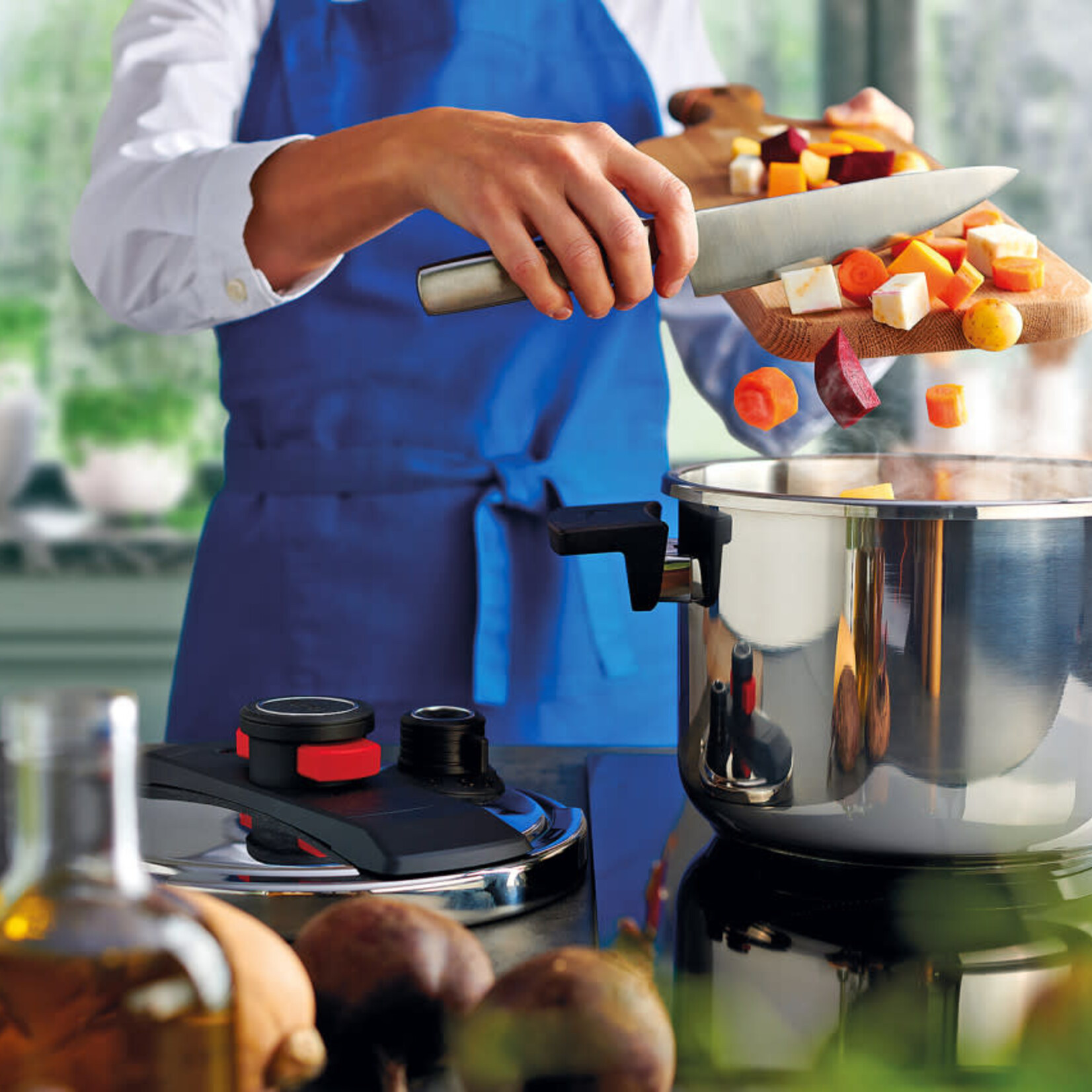WOLL WOLL PRESSURE PRO SNELKOOKPAN MET STOMER 22CM 4LTR.