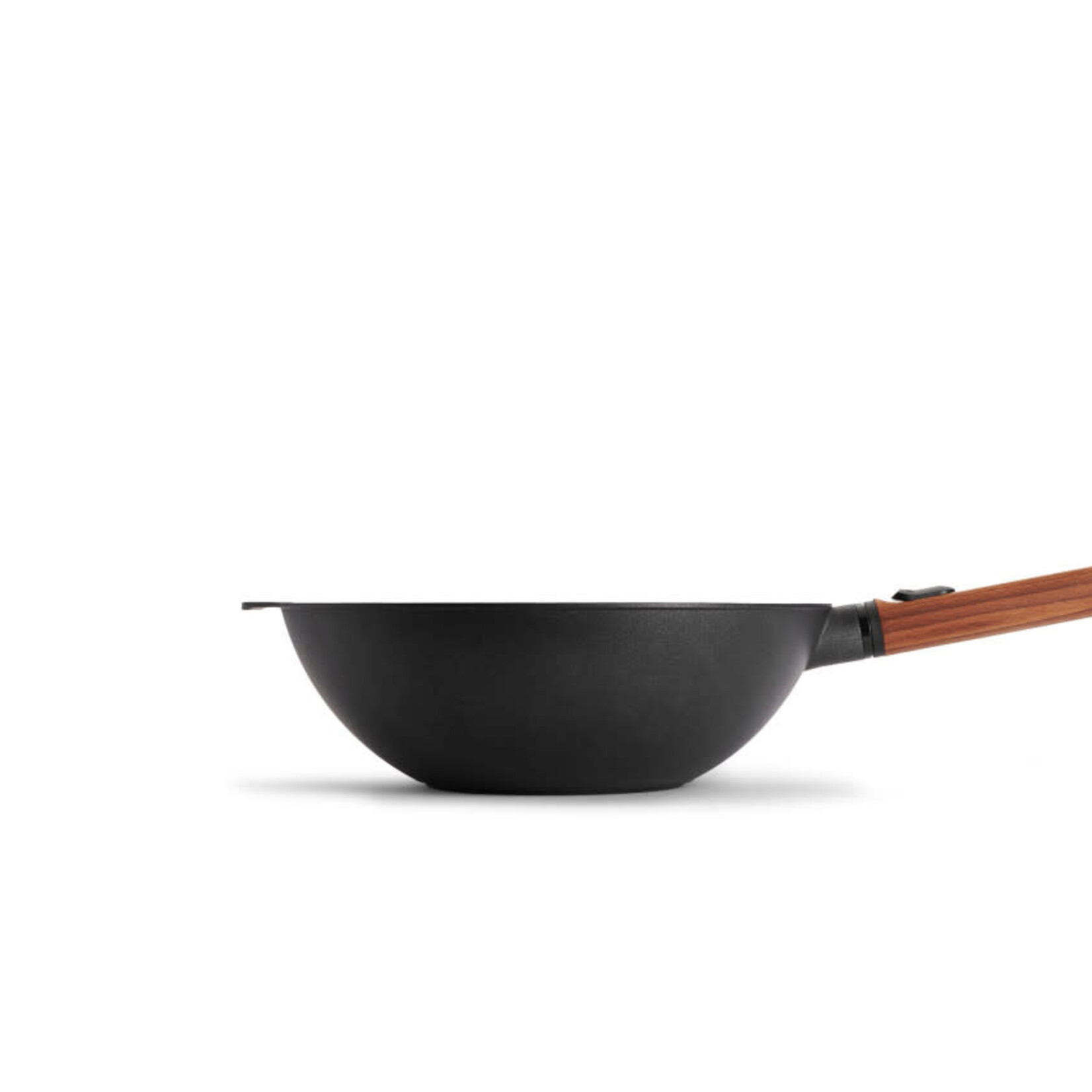 WOLL WOLL ECO LOGIC WOKPAN MET AFNEEMBAAR HANDVAT 32CM HOUT