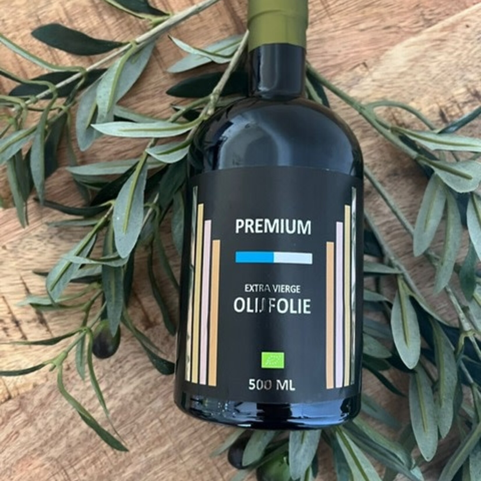 DE OPTIMIST PREMIUM BIOLOGISCHE EXTRA VIERGE GRIEKSE OLIJFOLIE 500ML