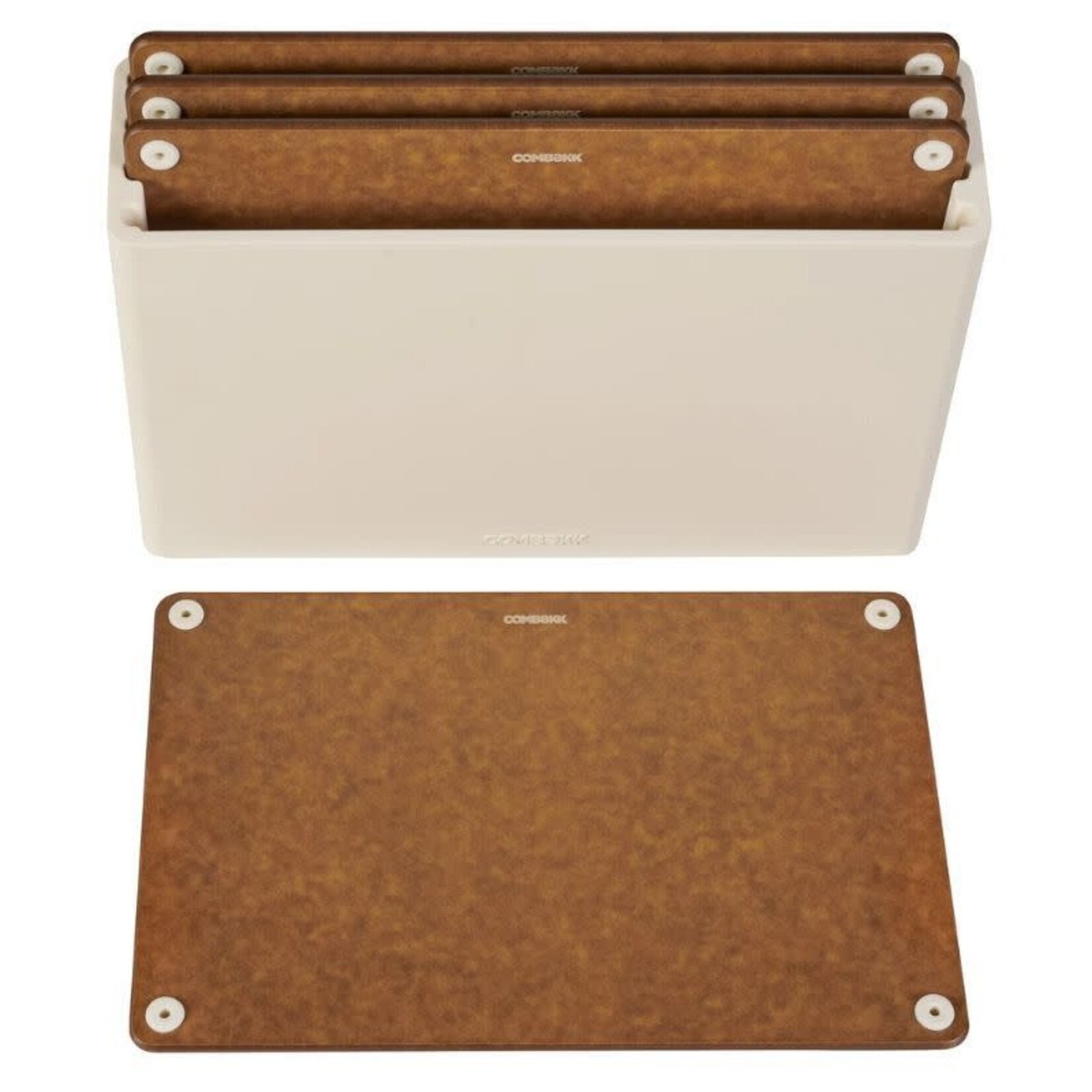 COMBEKK COMBEKK SNIJPLANKEN SET GERECYCLED HOUT SAND 4-STUKS