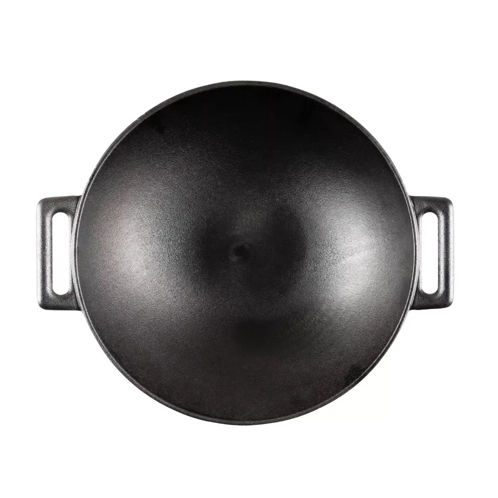 LATT HOME  LATT GIETIJZEREN WOK PAN 31X8.5CM ZWART 10JAAR GARANTIE