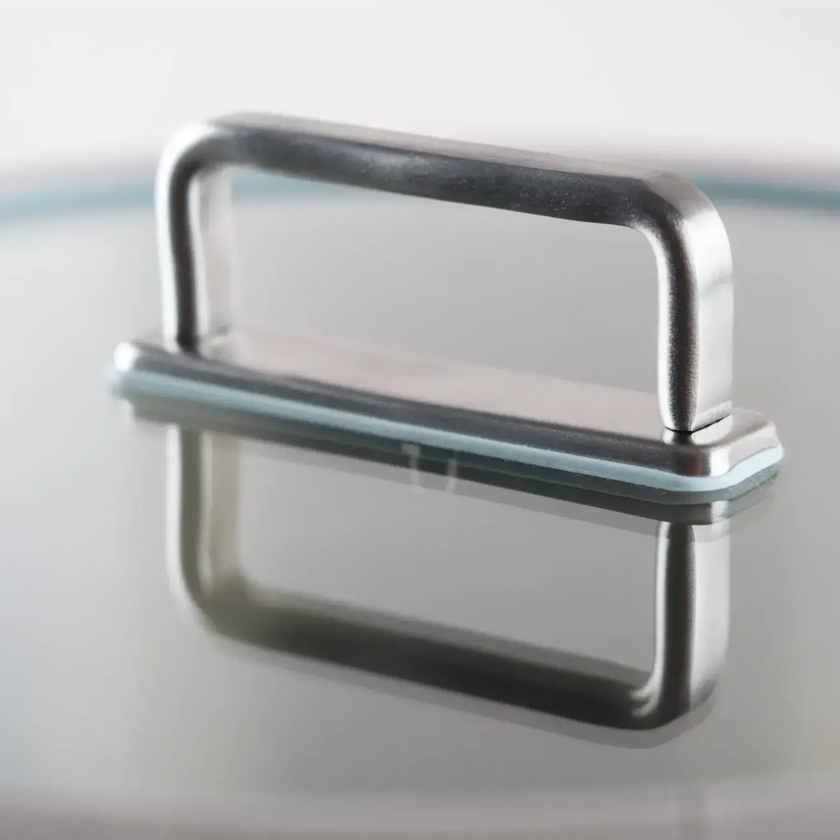 LATT HOME LATT VITA RVS KOOKPAN 28CM GLAZEN DEKSEL EN AFGIETHULP