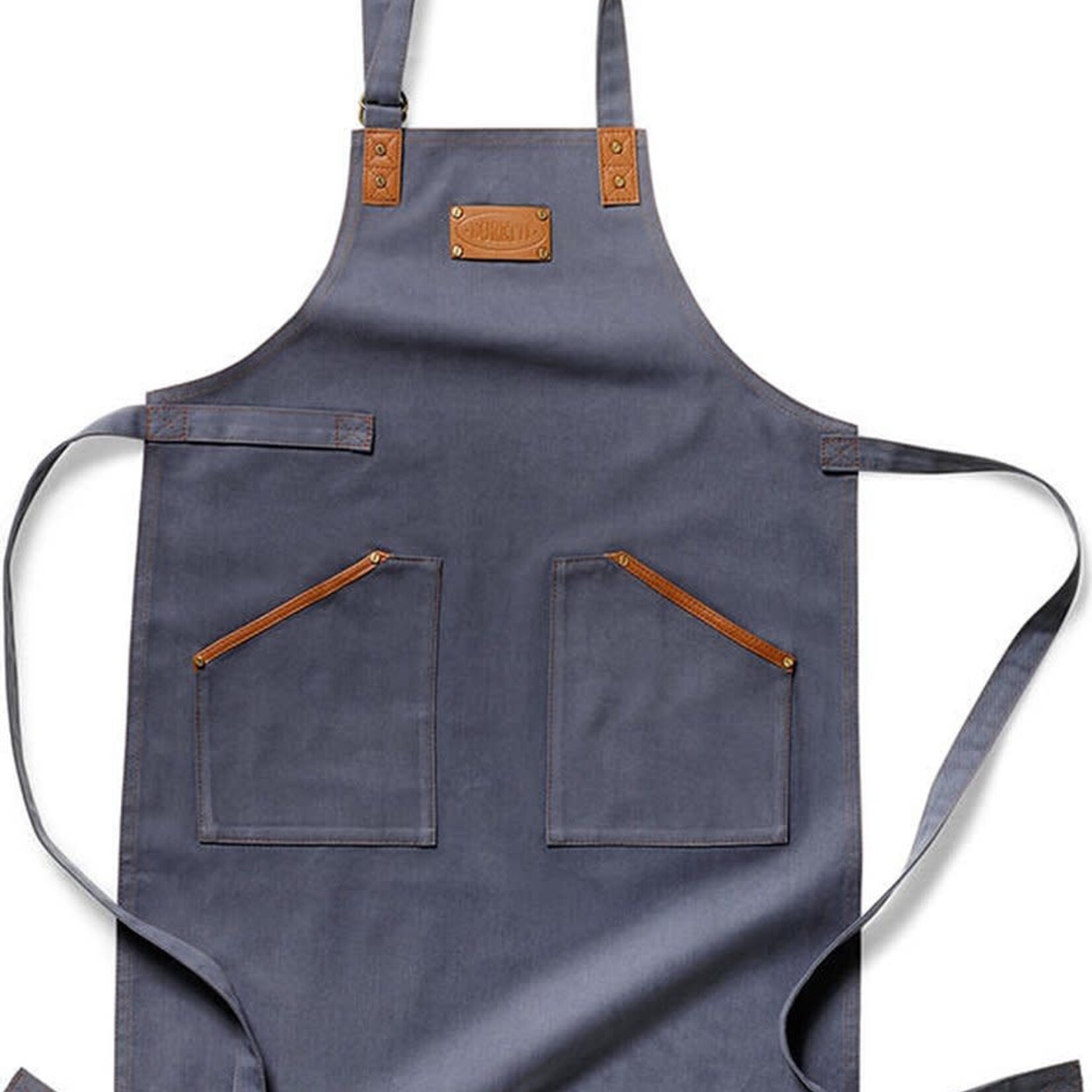 BORETTI BORETTI BBQ EN/OF KEUKENSCHORT DENIM KATOEN