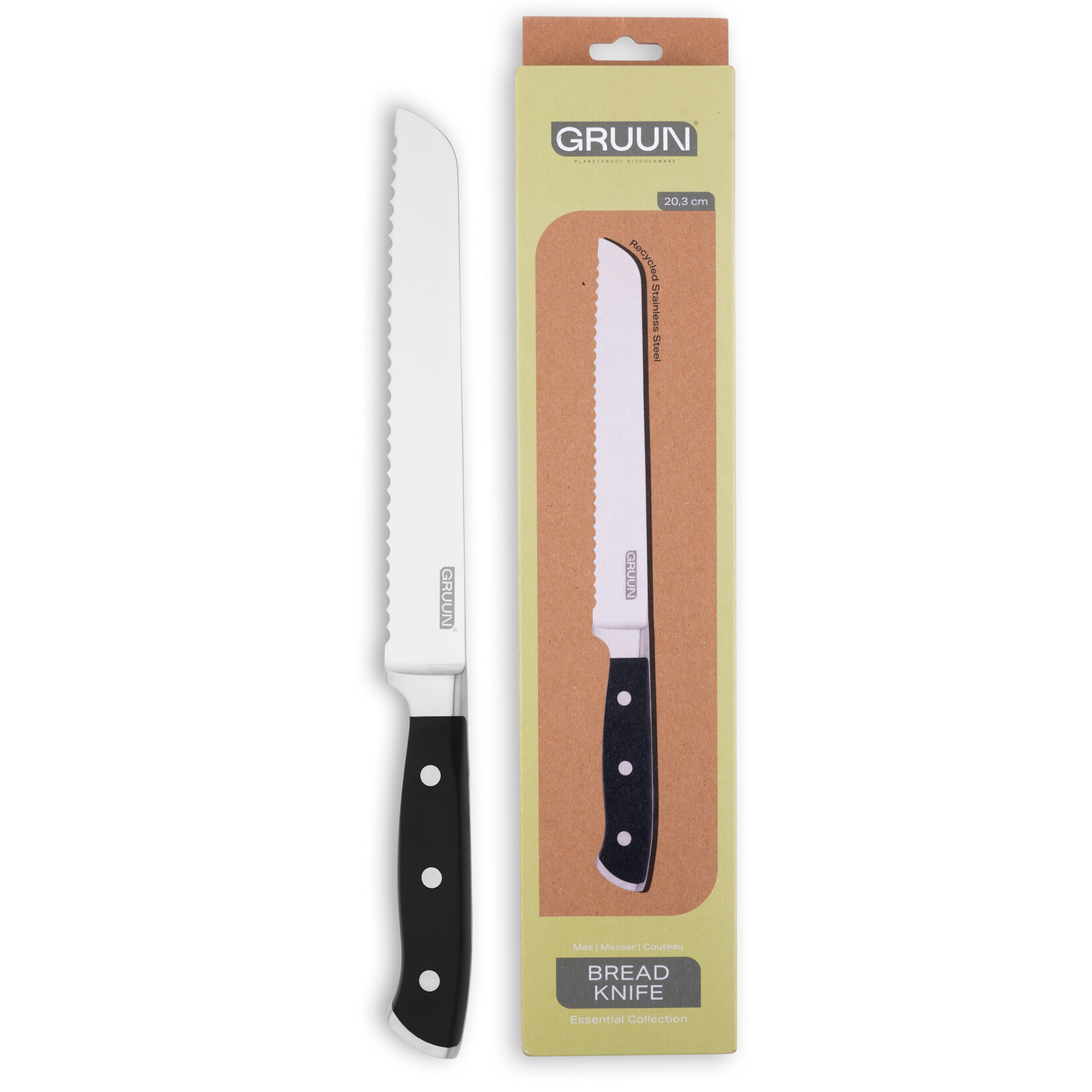 GRUUN GRUUN BROODMES 20.3CM