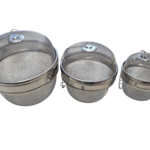 KEUKEN ZEEF DE OPTIMIST KRUIDENBOL 9CM RVS