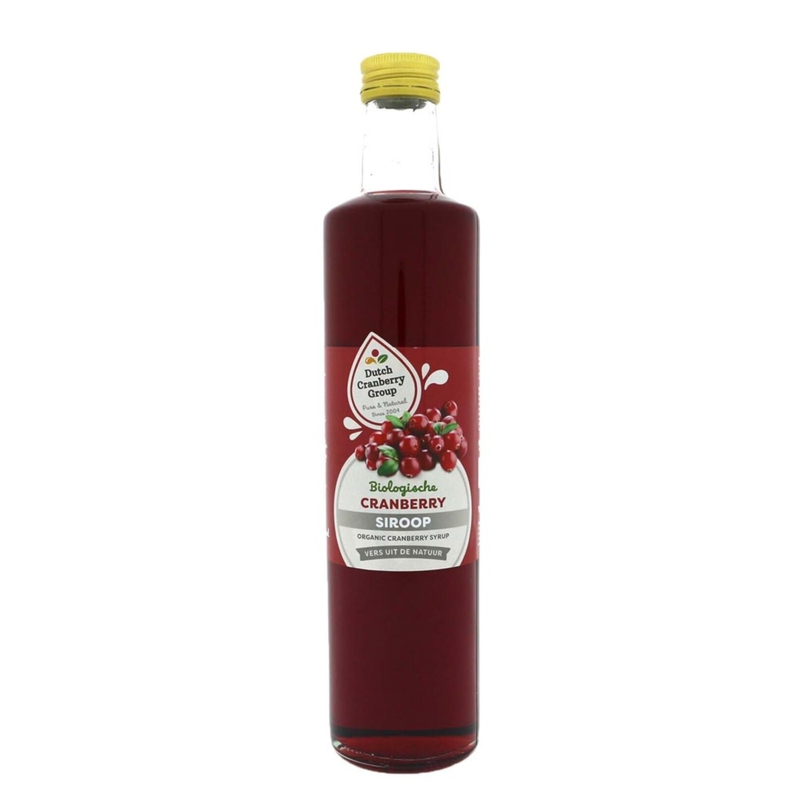 DUTCH GRANBERRY GROUP DUTCH CRANBERRY GROUP 500ML CRANBERRYSIROOP BIOLOGISCH