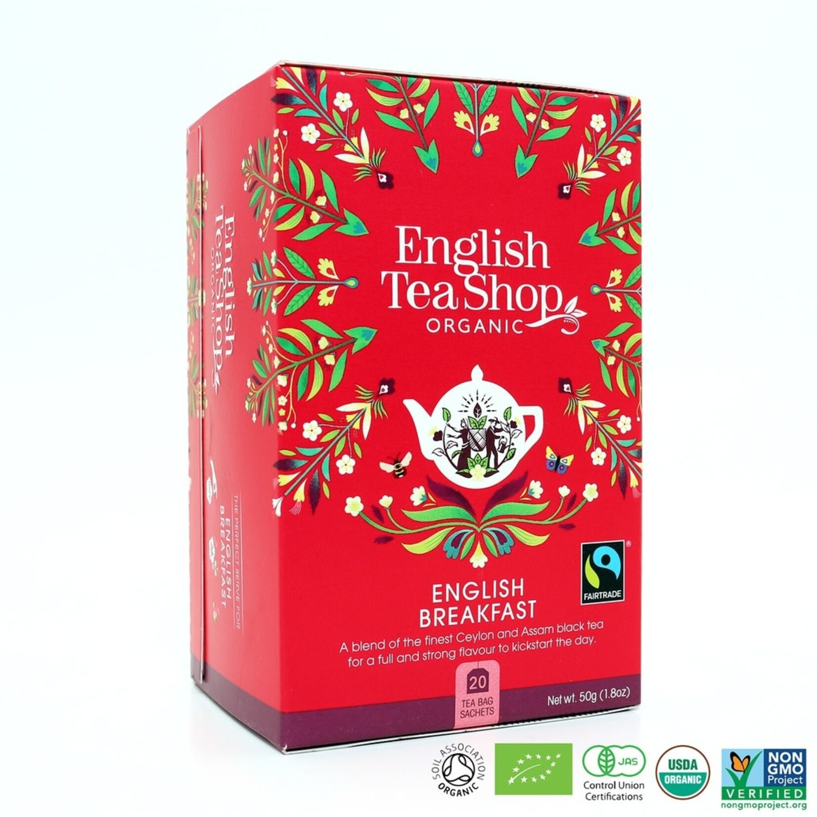 ENGLISH TEA SHOP ENGLISH TEA SHOP BREAKFAST TEA  20 ZAKJES BIO