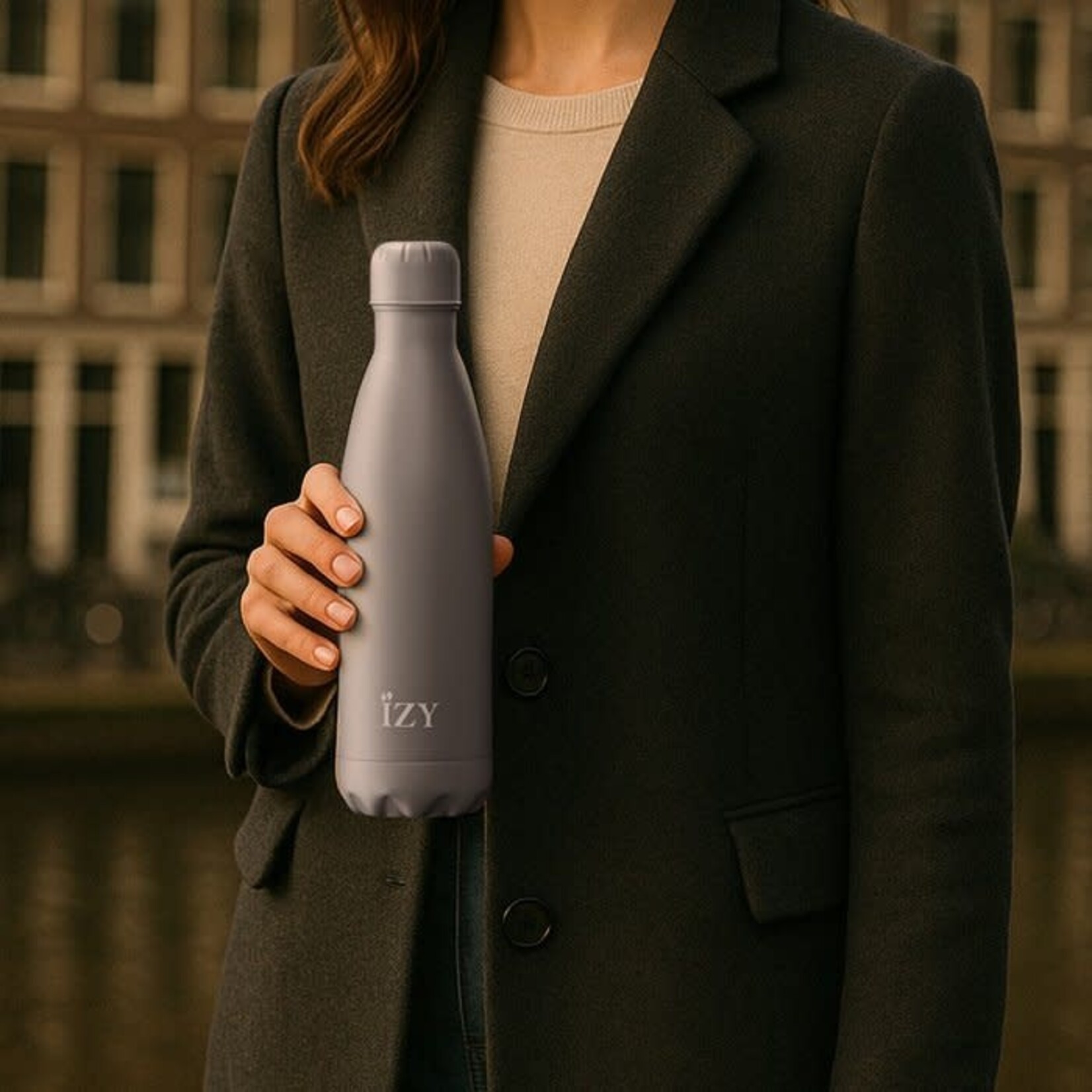 IZY IZY BOTTLE 500ML GRIJS