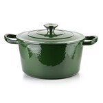 ALLESKEN ALLESKEN GIETIJZEREN PAN 24X24X11CM GROEN 4.0LTR.