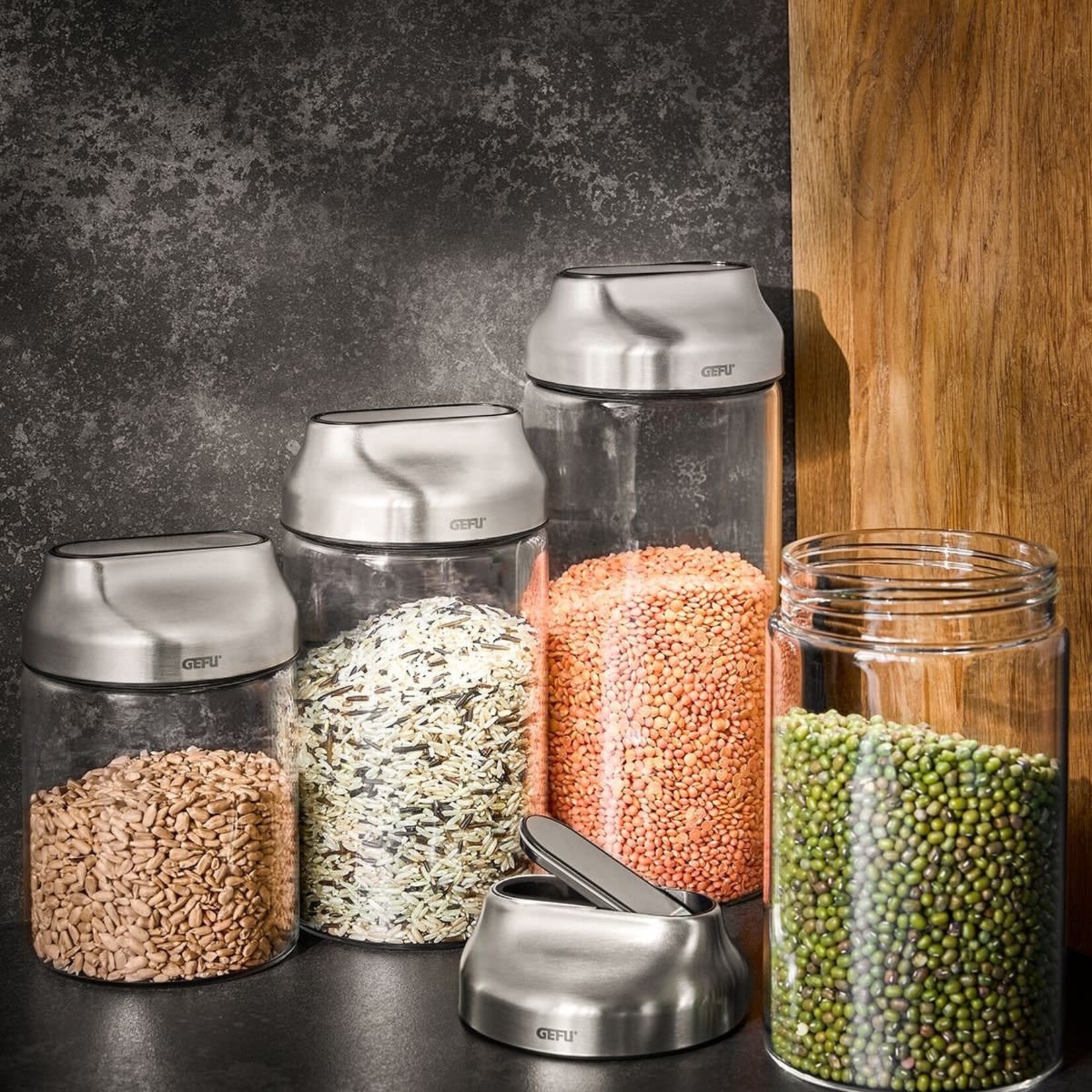 GEFU GEFU KIPPO VOORRAADBUS 1000ML