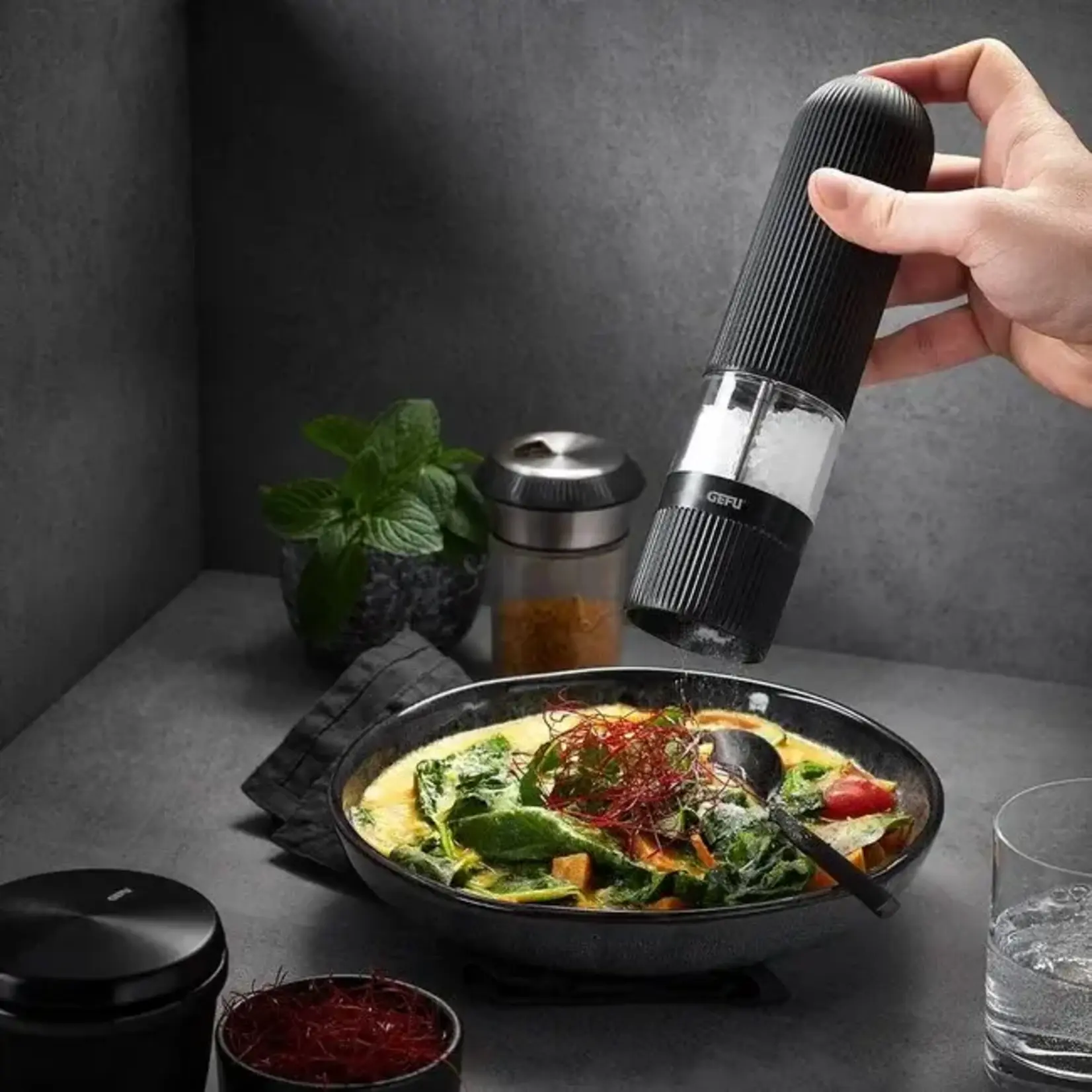 GEFU GEFU SPEZIA ELECTRISCHE ZOUT EN PEPERMOLEN