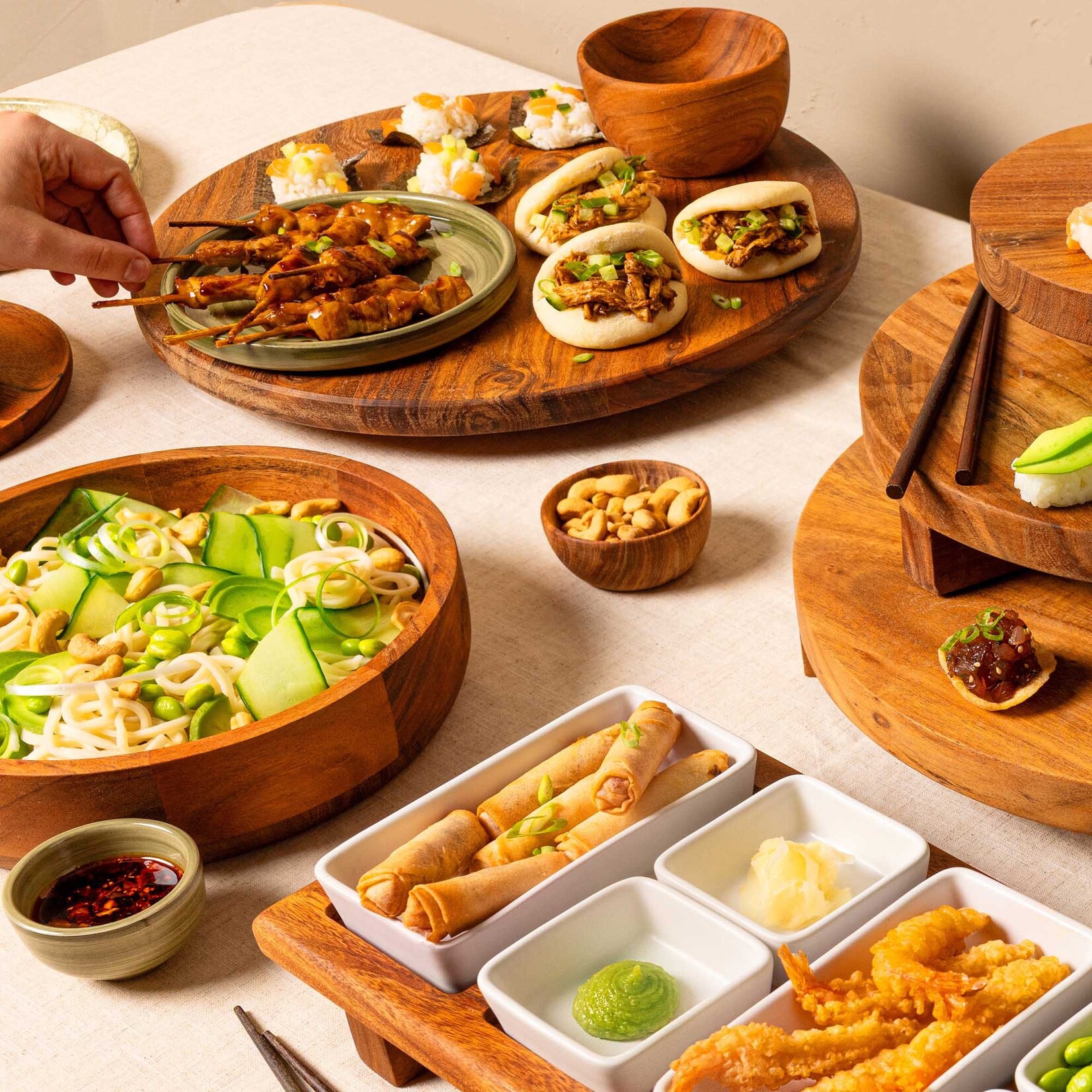 BOWLS&DISHES PURE ACACIA WOOD SCHAAL 26X6CM