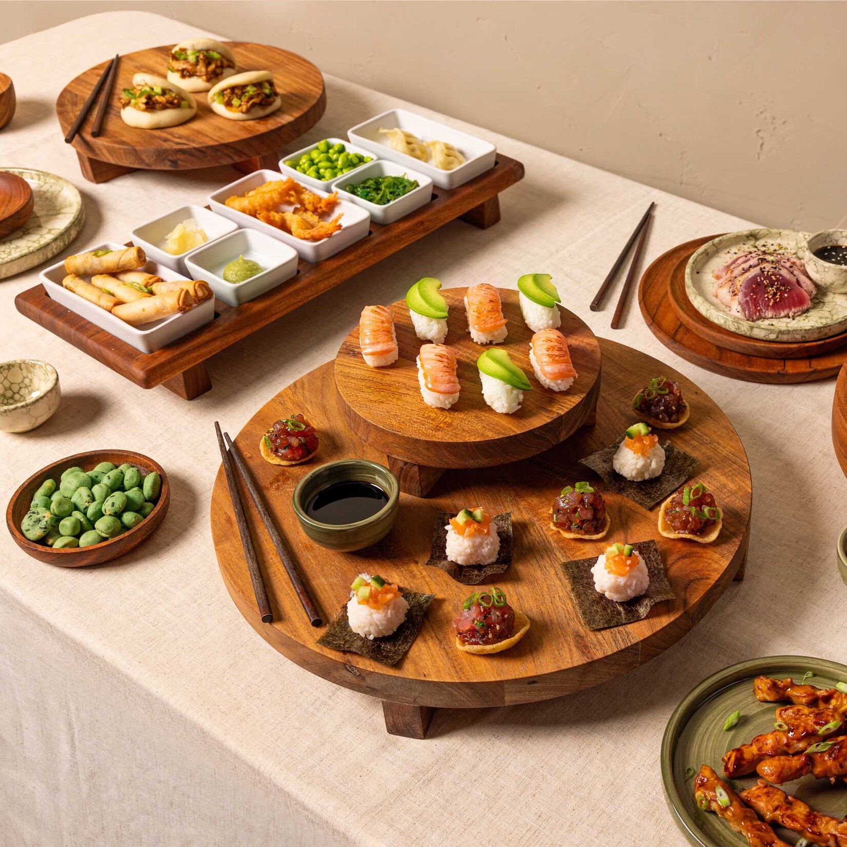 BOWLS&DISHES PURE ACACIA WOOD SCHAALTJE 16X2.5CM