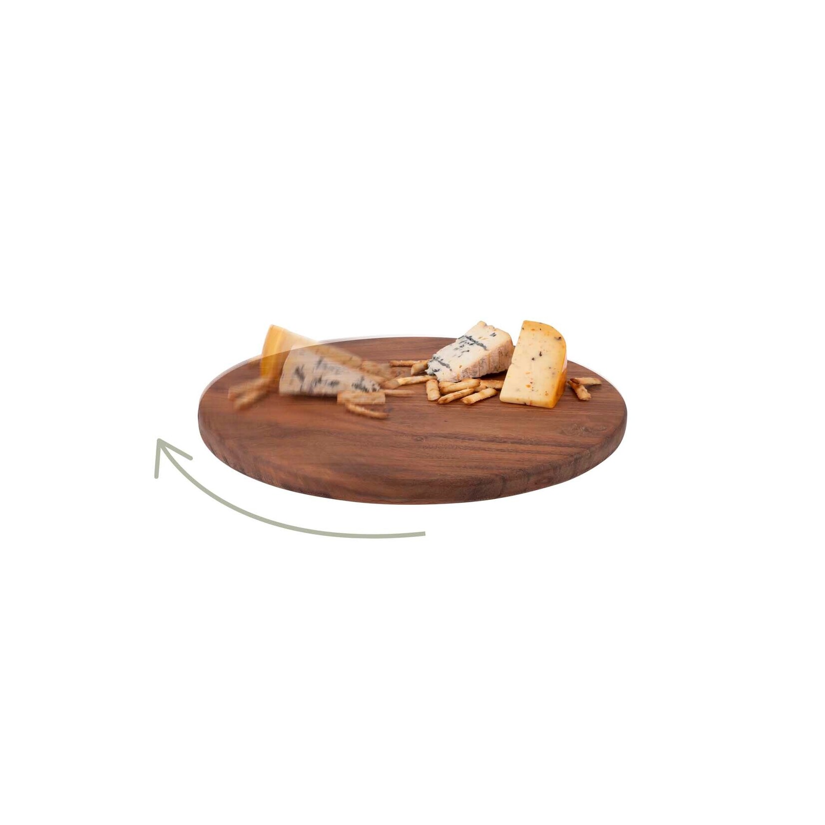 BOWLS&DISHES PURE ACACIA WOOD LAZY SUSAN 39CM