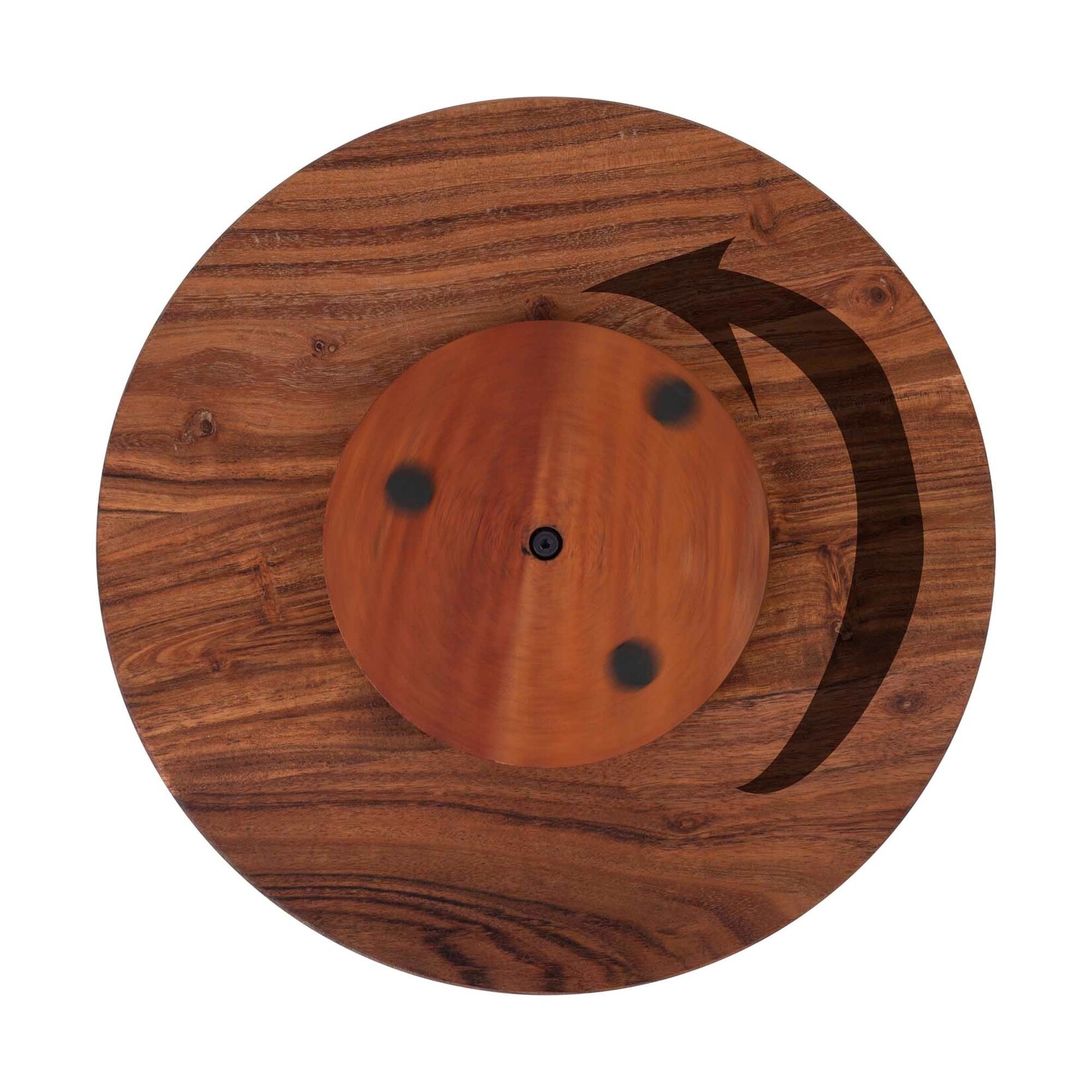 BOWLS&DISHES PURE ACACIA WOOD LAZY SUSAN 39CM