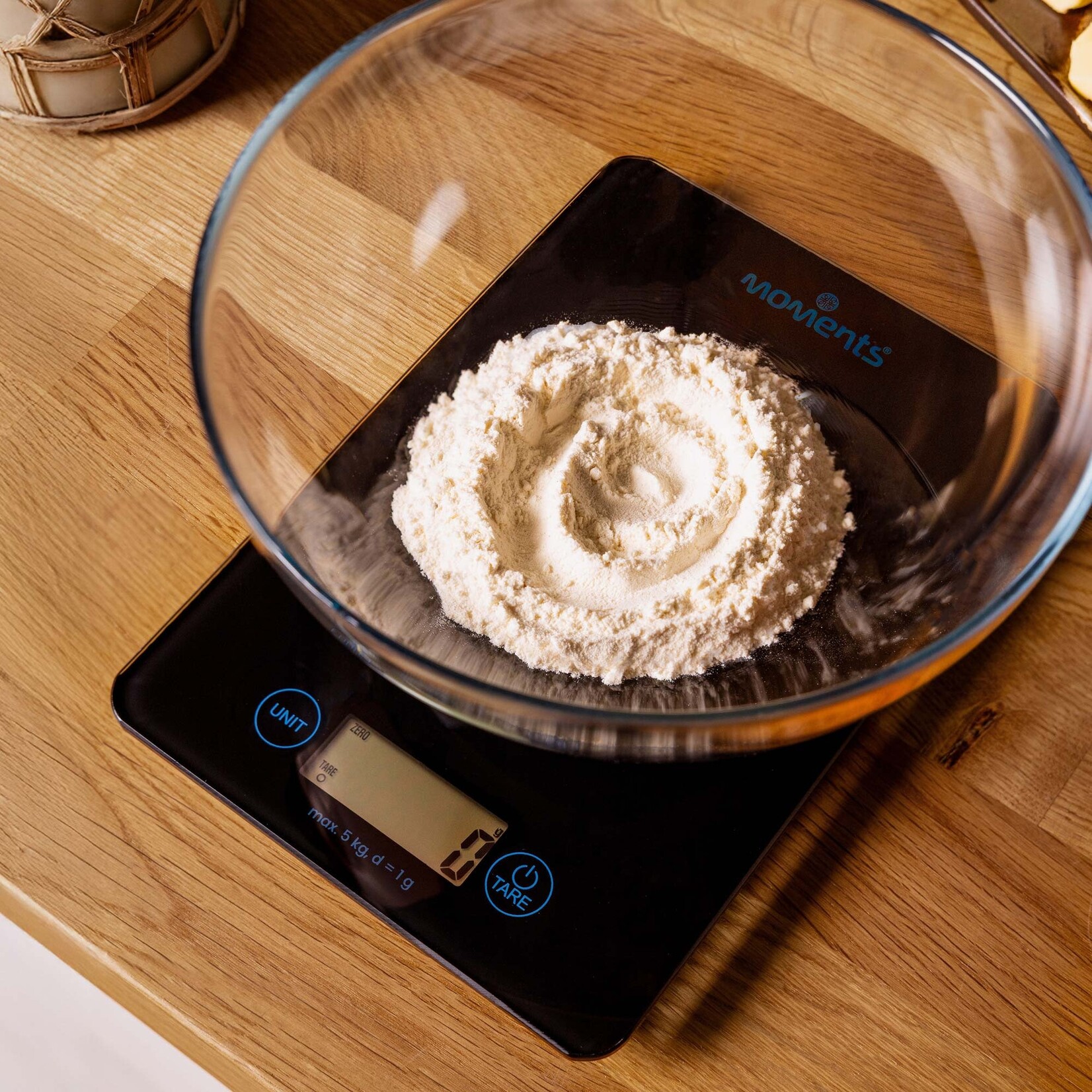 MOMENTS KEUKENWEEGSCHAAL ZWART