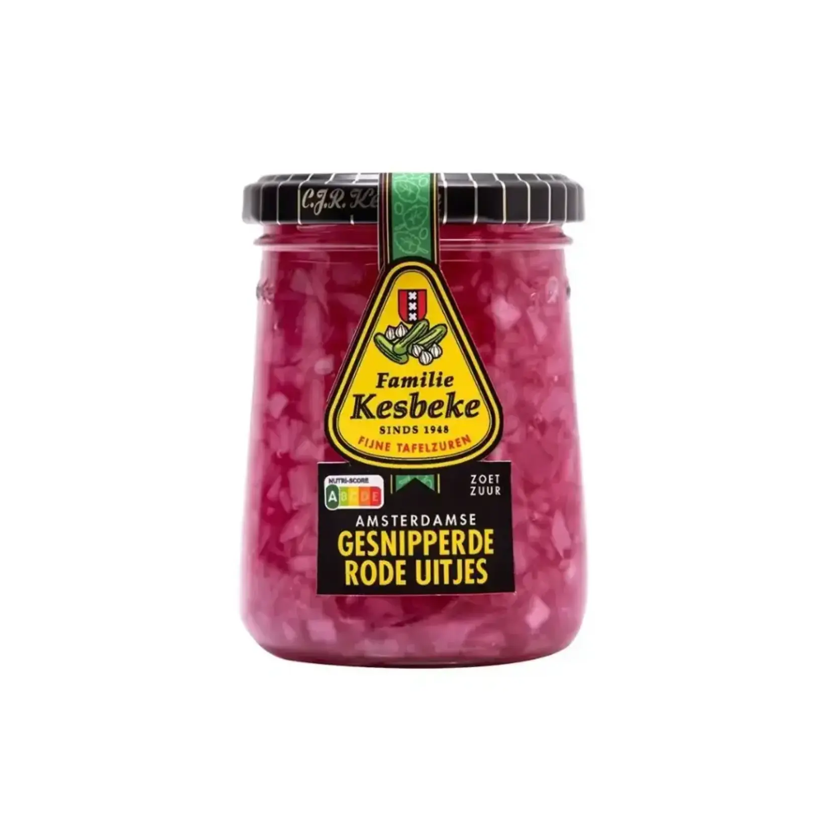 KESBEKE KESBEKE GESNIPPERDE RODE UITJES 235ML