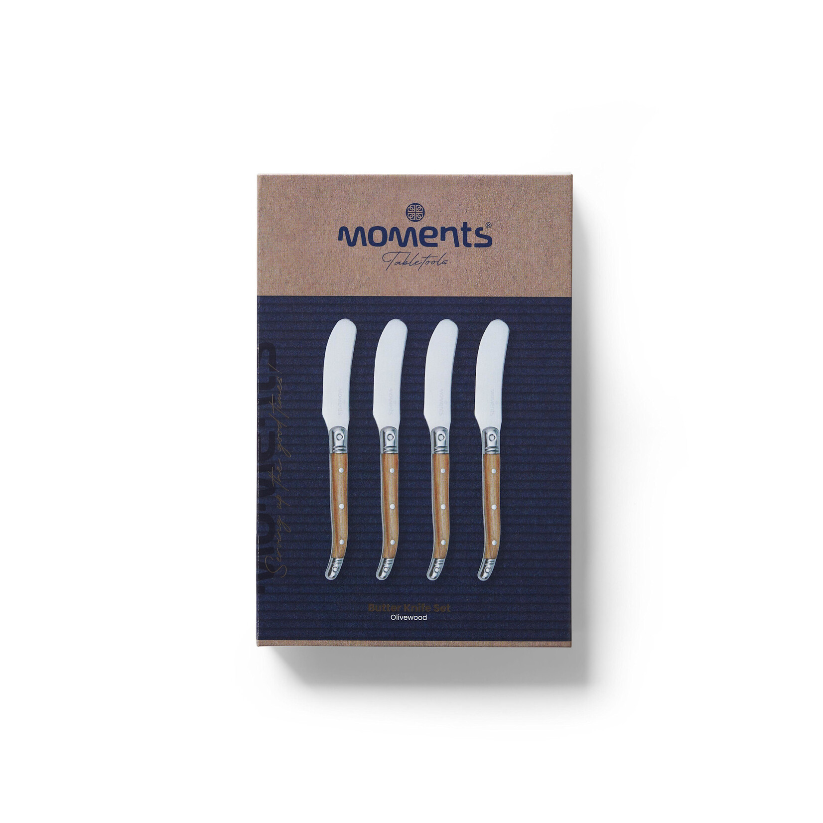 MOMENTS MOMENTS BOTERMES OLIJFHOUT SET 4-DLG