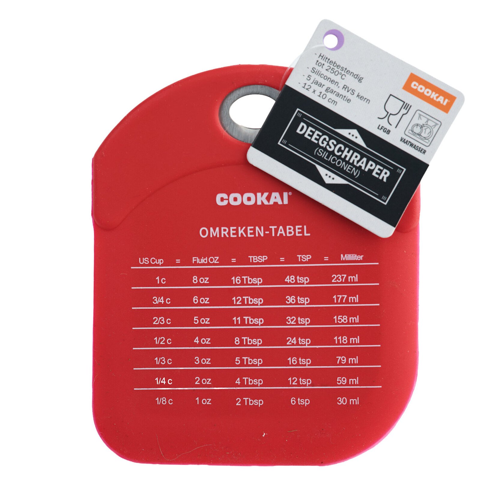 COOKAI COOKAI DEEGSCHRAPER SILICONE