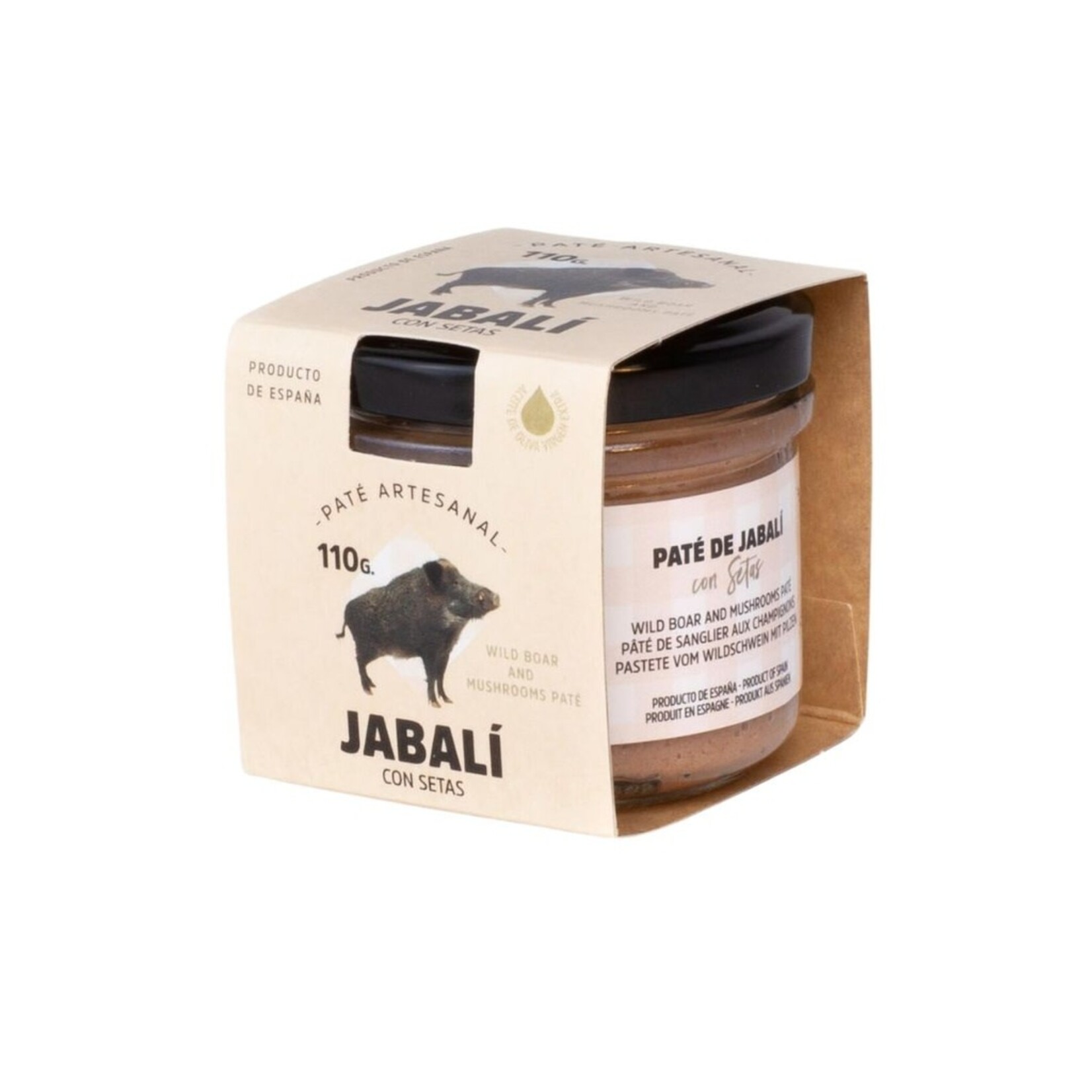 DON GASTRONOM DON GASTRONOM 110GRAM IBERICO PATE WILDZWIJN MET PADDENSTOEL