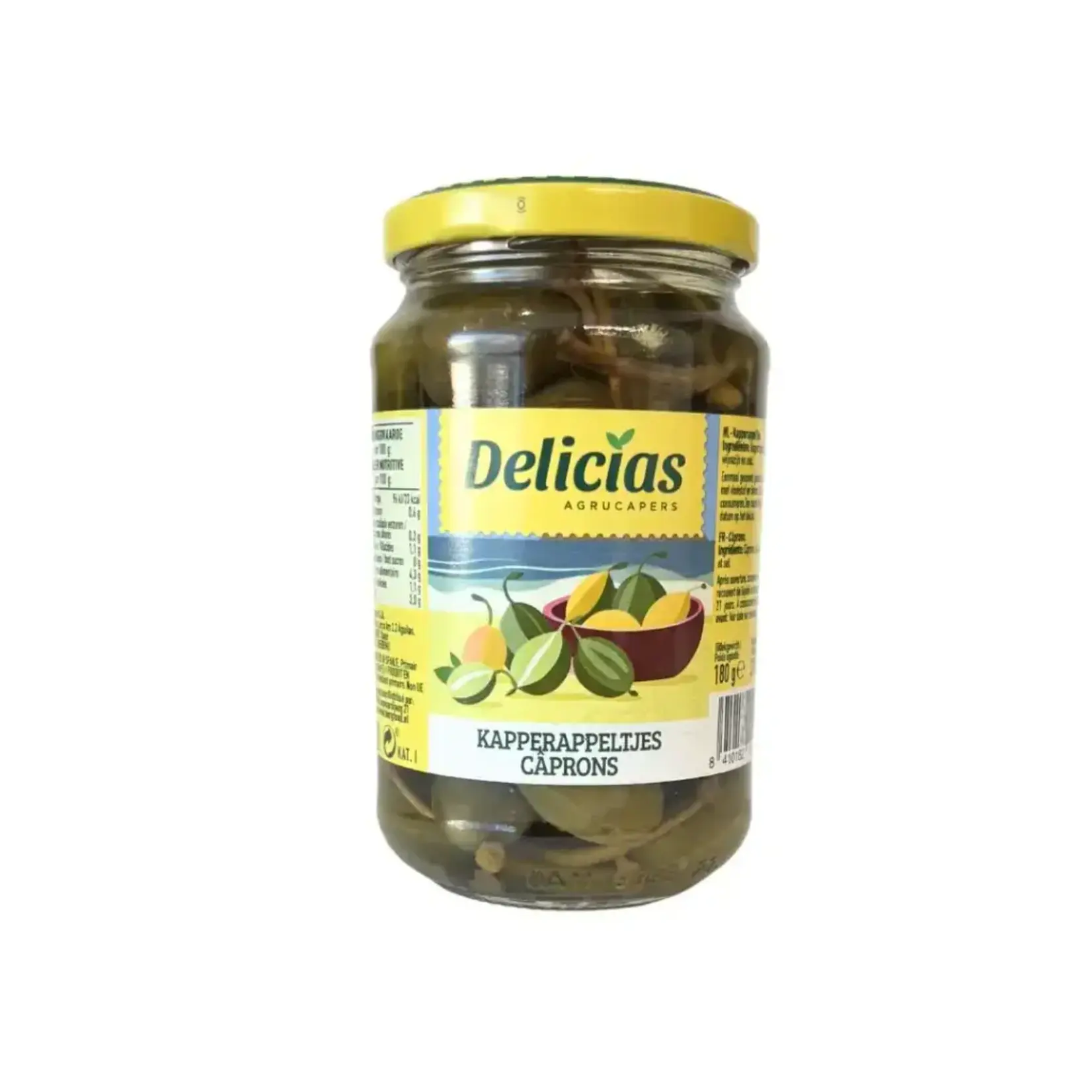 DELICIAS DELICIAS KAPPERAPPELTJES STEEL 370GR