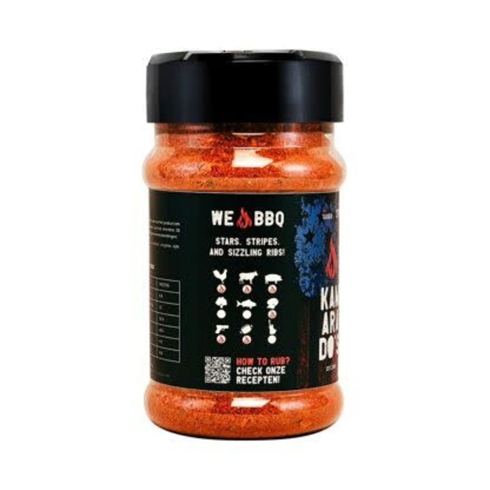 KAMARADO'S KAMARADO'S USA SPARE RIBS KRUIDEN 180GRAM