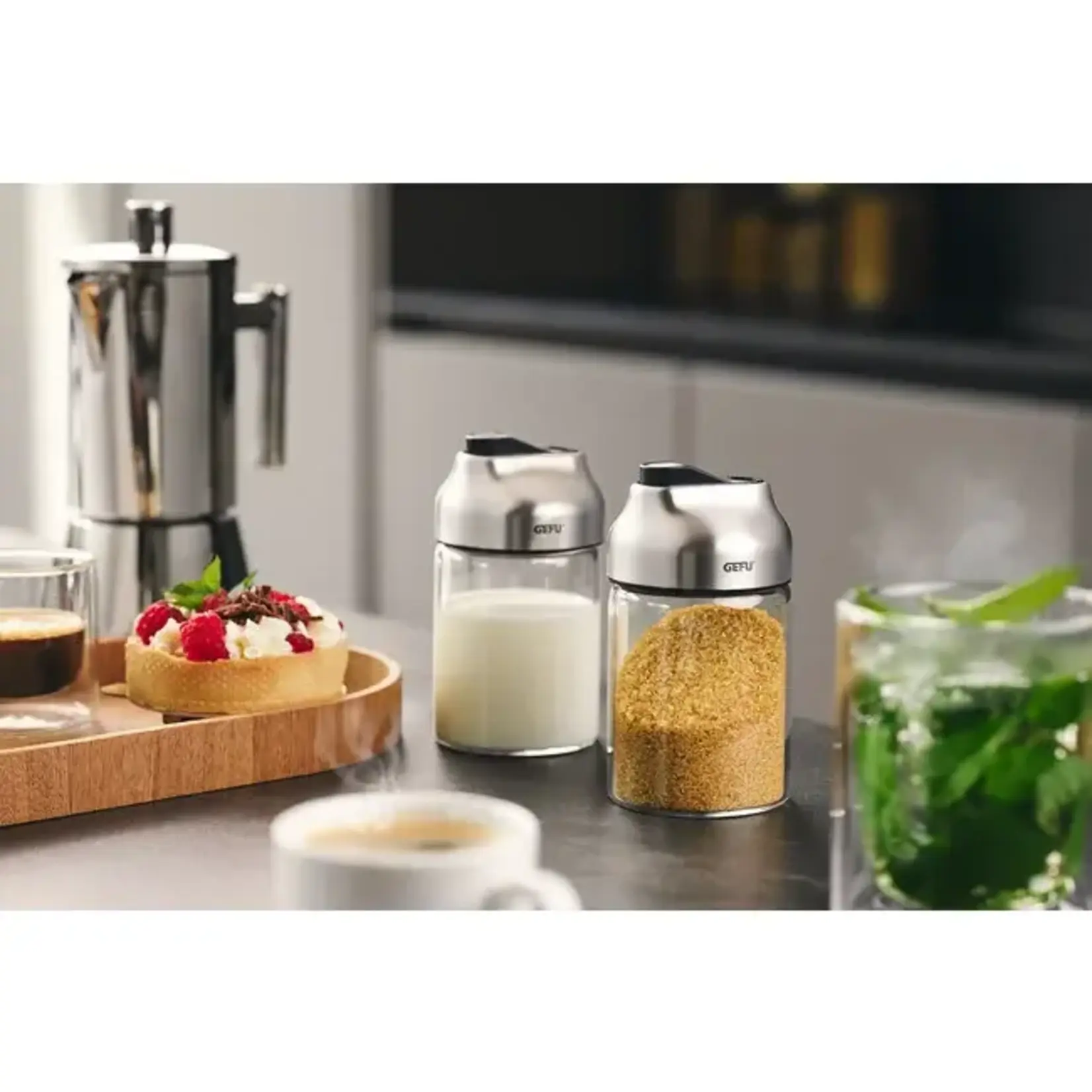 GEFU GEFU KIPPO MELK OF SUIKER DOSEERDER