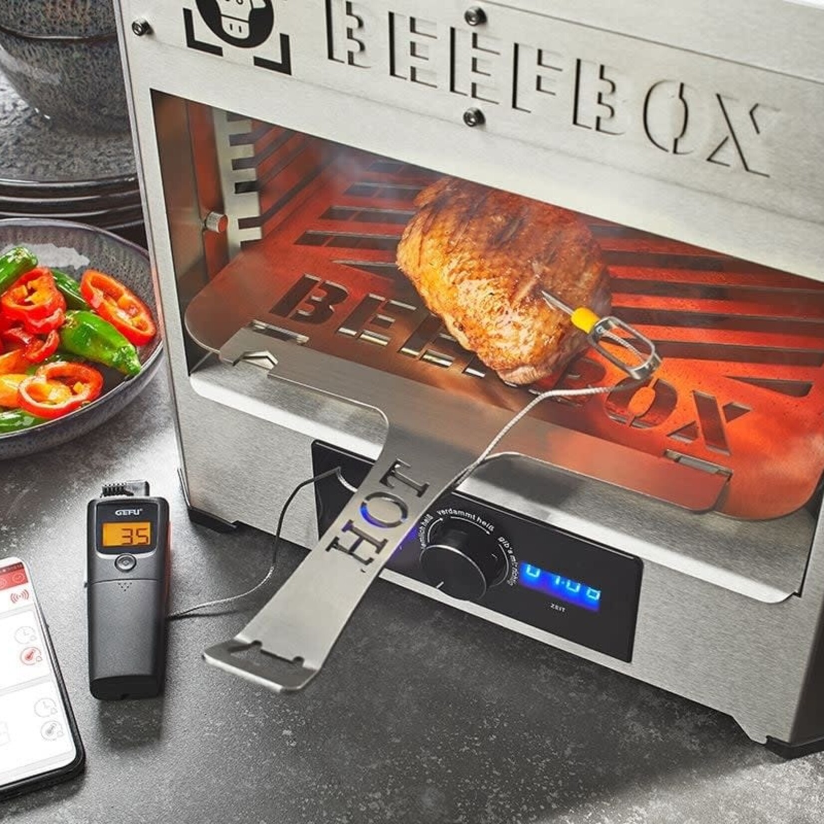 GEFU GEFU GRILL EN BRAAD THERMOMETER 1 KANAAL