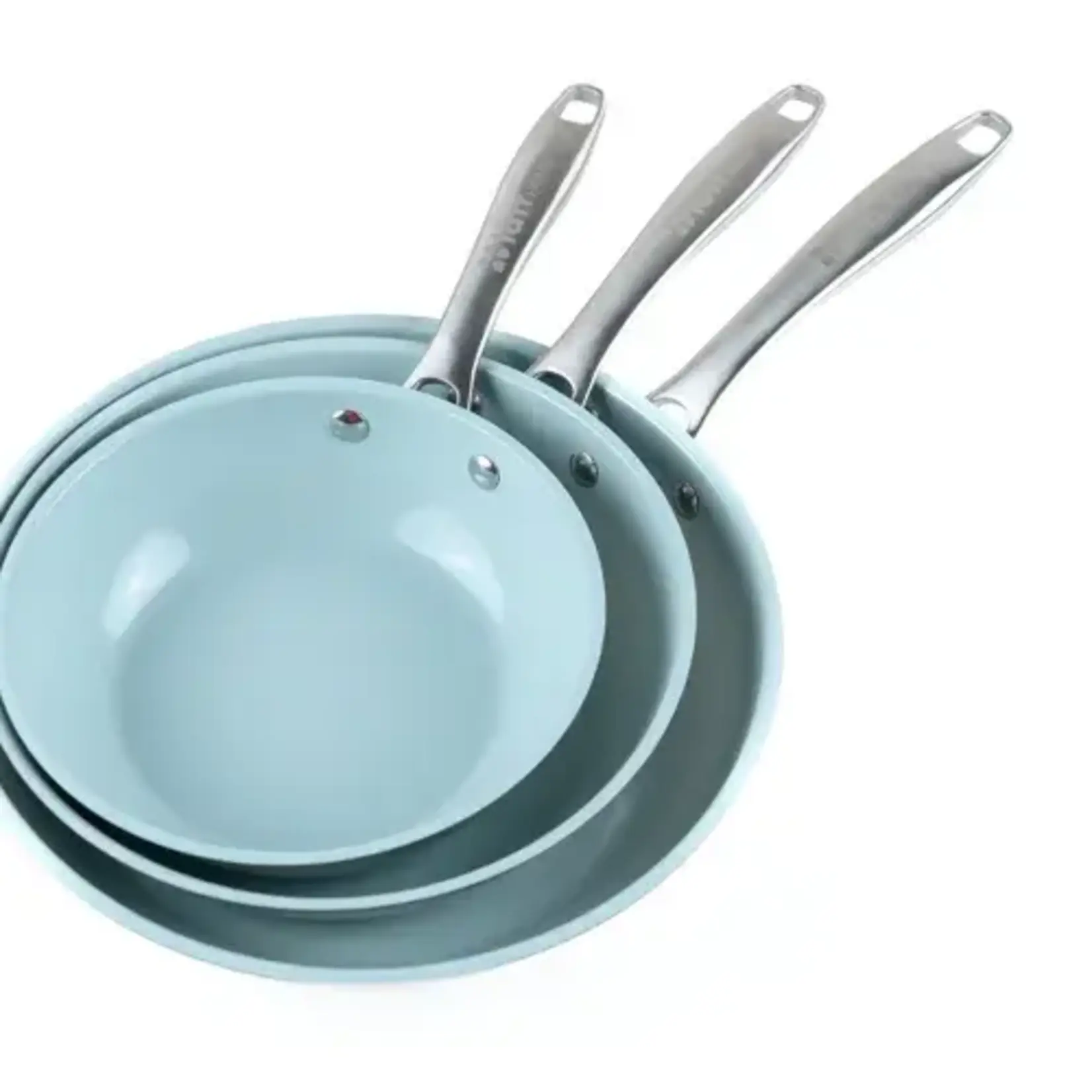 LATT HOME LATT WOK/HAPJESPAN BLEU SERIE 28X6CM PFAS VRIJ