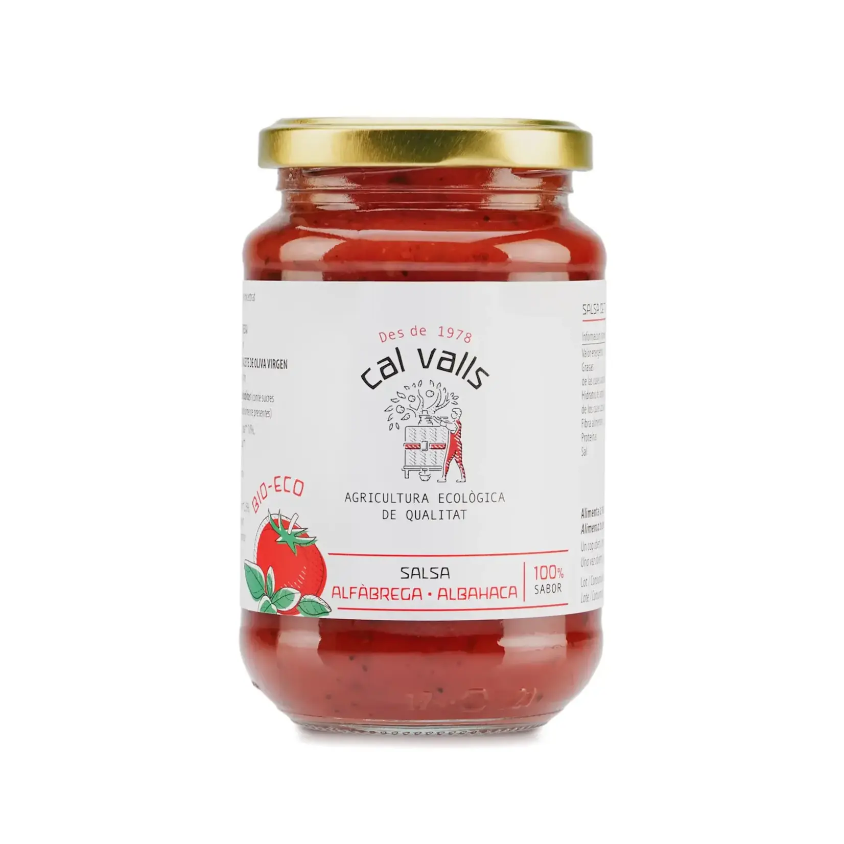 CAL VALLS CAL VALLS 350GR BIO-TOMATENSAUS