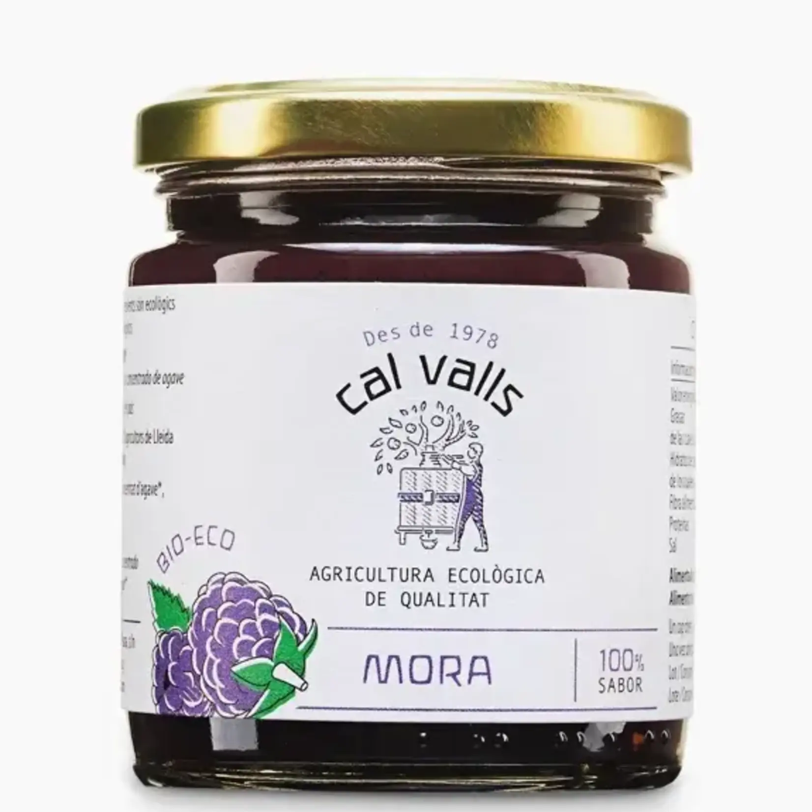 CAL VALLS CAL VALLS 240GR BIO- BLACKBERRY JAM