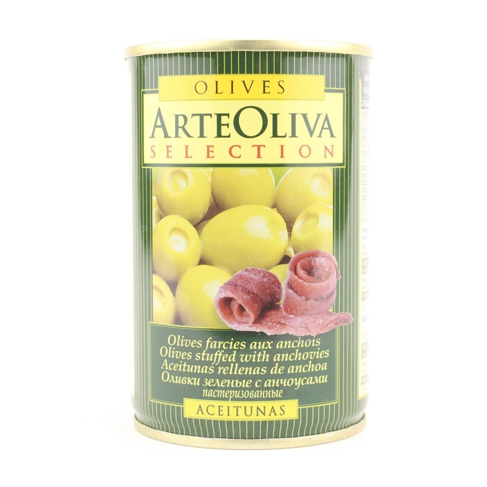 ARTEOLIVA ARTEOLIVA 300GRAM OLIJVEN MET ANJOVIS