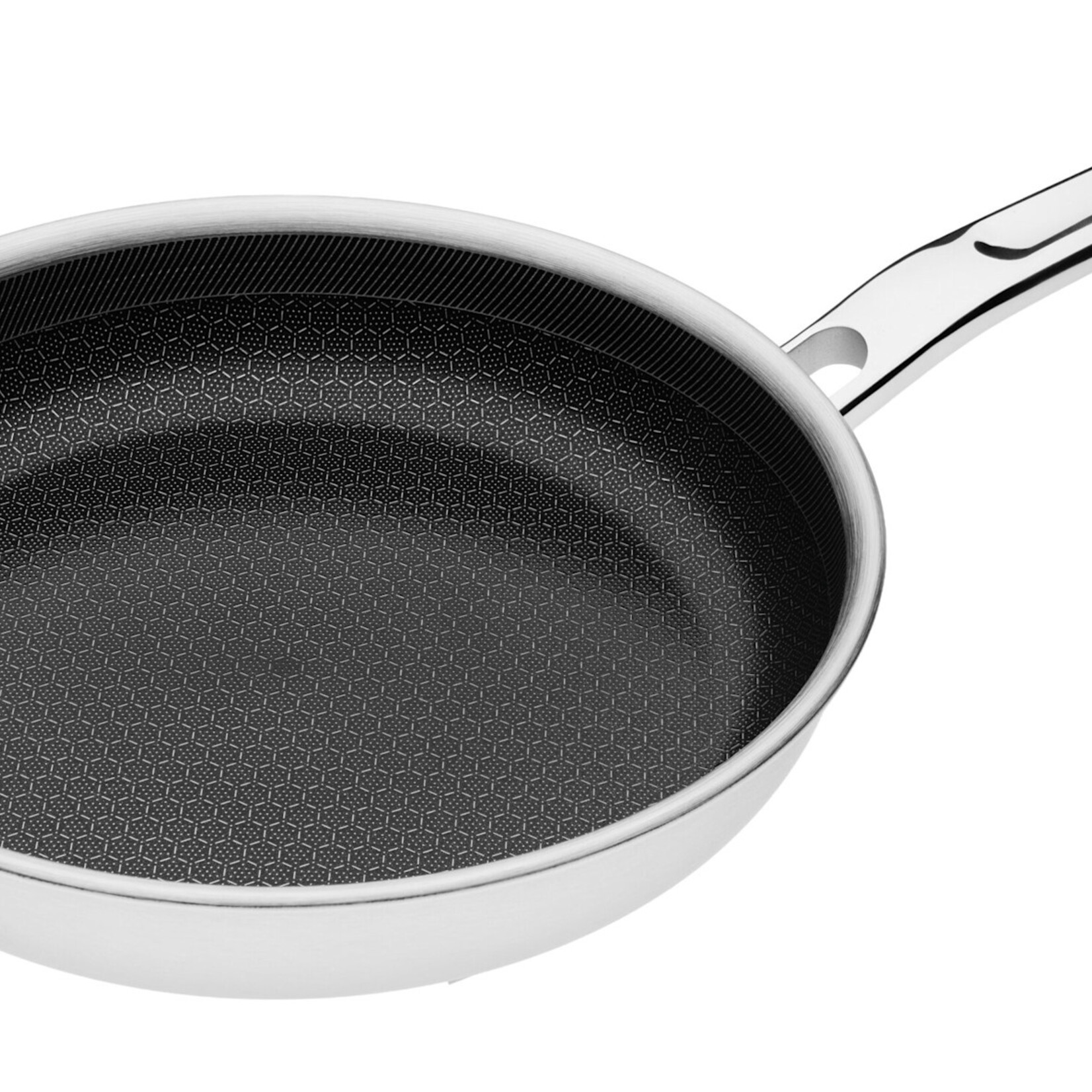 COOKAI COOKAI KOEKENPAN 20CM MET KERAMISCHE ANTI KLEEF 5PLY RVS