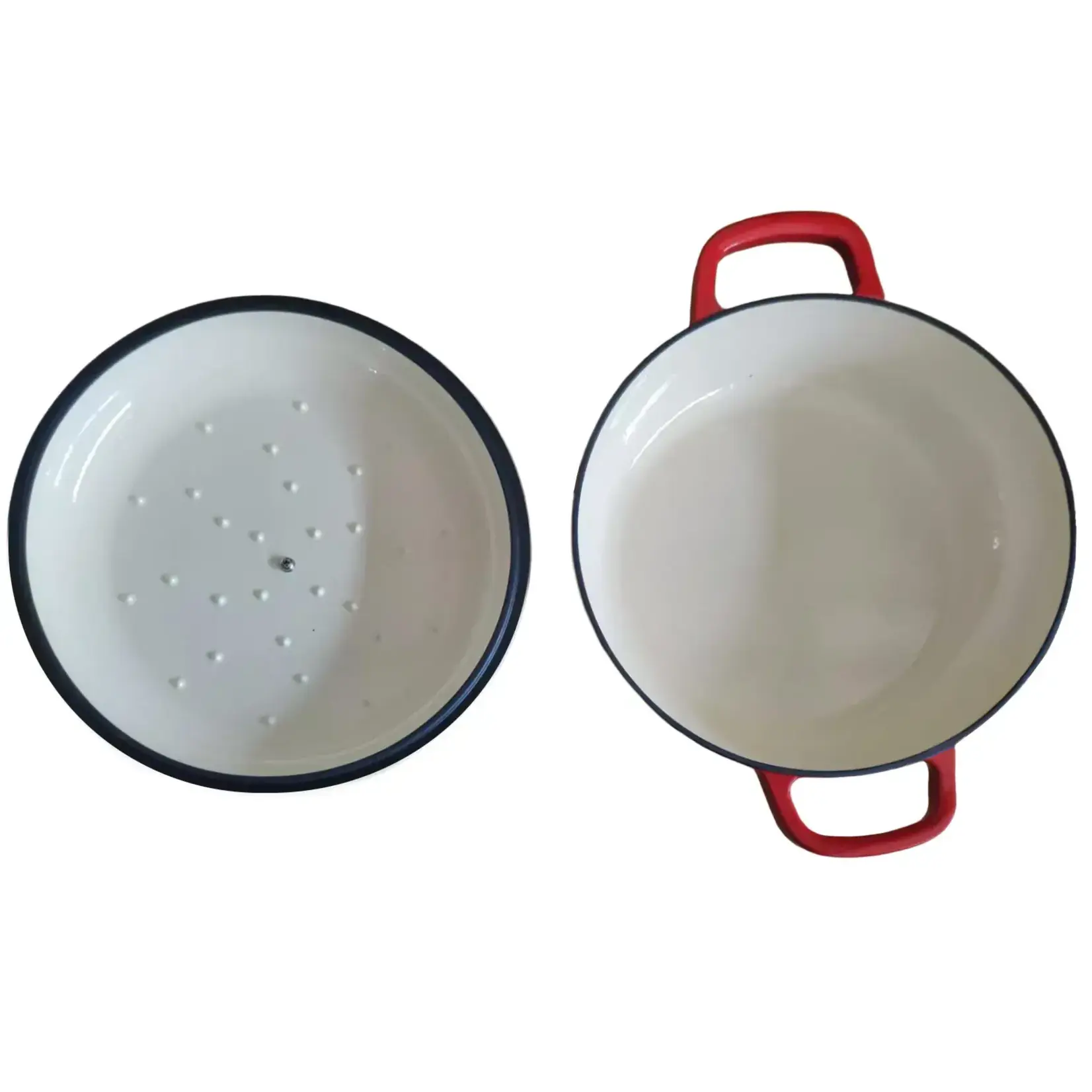 ALLESKEN ALLESKEN GIETIJZEREN STOOFPAN RODELUX RED 30X6CM 3.0LTR.
