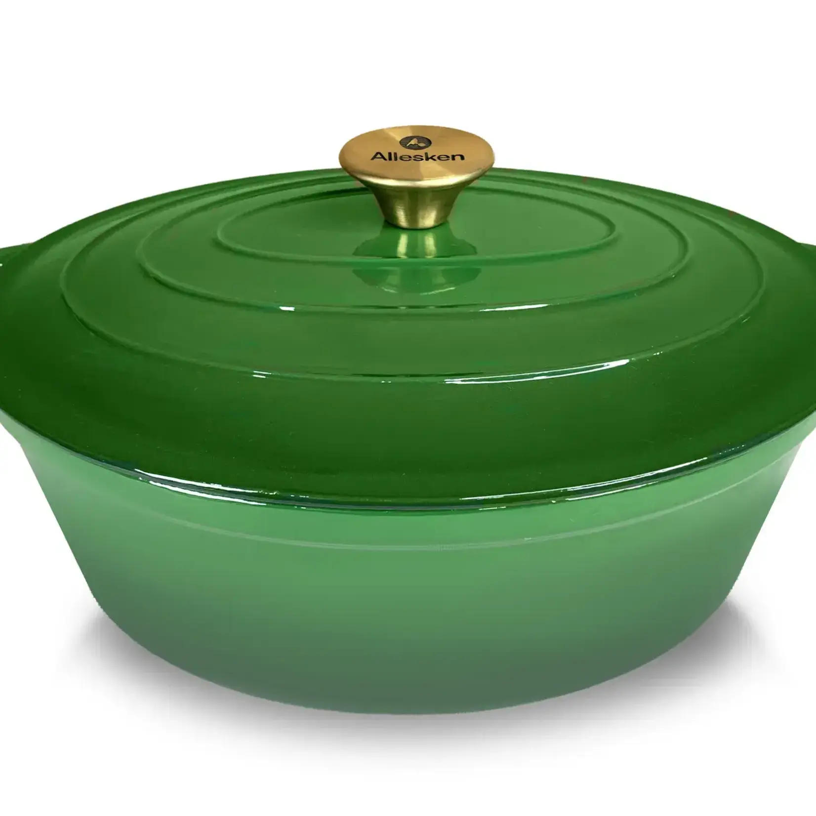 ALLESKEN ALLESKEN GIETIJZEREN STOOFPAN VERDELUX GREEN 30X22X11CM 4.3LTR.