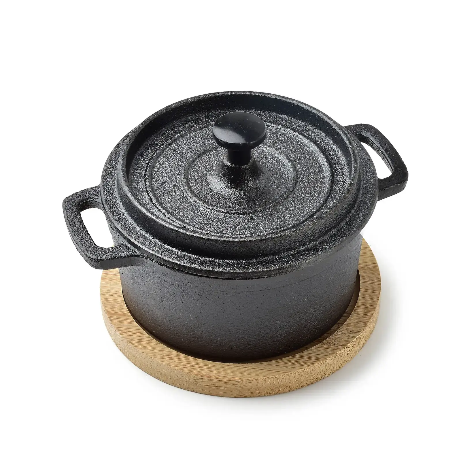 ALLESKEN ALLESKEN GIETIJZEREN STOOFPAN MINI LUXEBLACK 0.21 LTR.