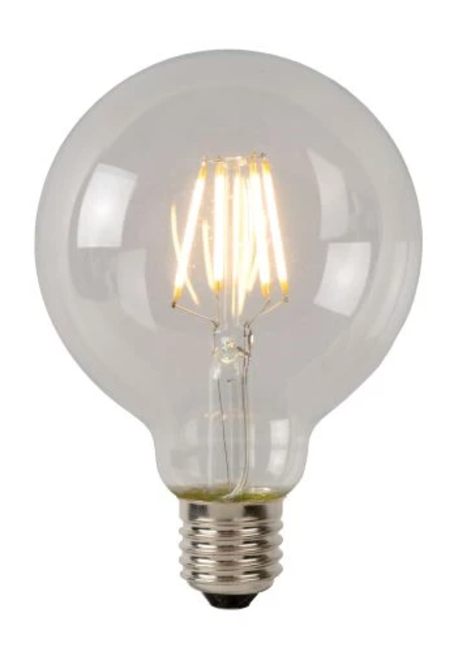 Lucide Lucide G95 - Filament lamp - Ø 9,5 cm - LED Dimb. - E27 - 1x5W 2700K - Transparant