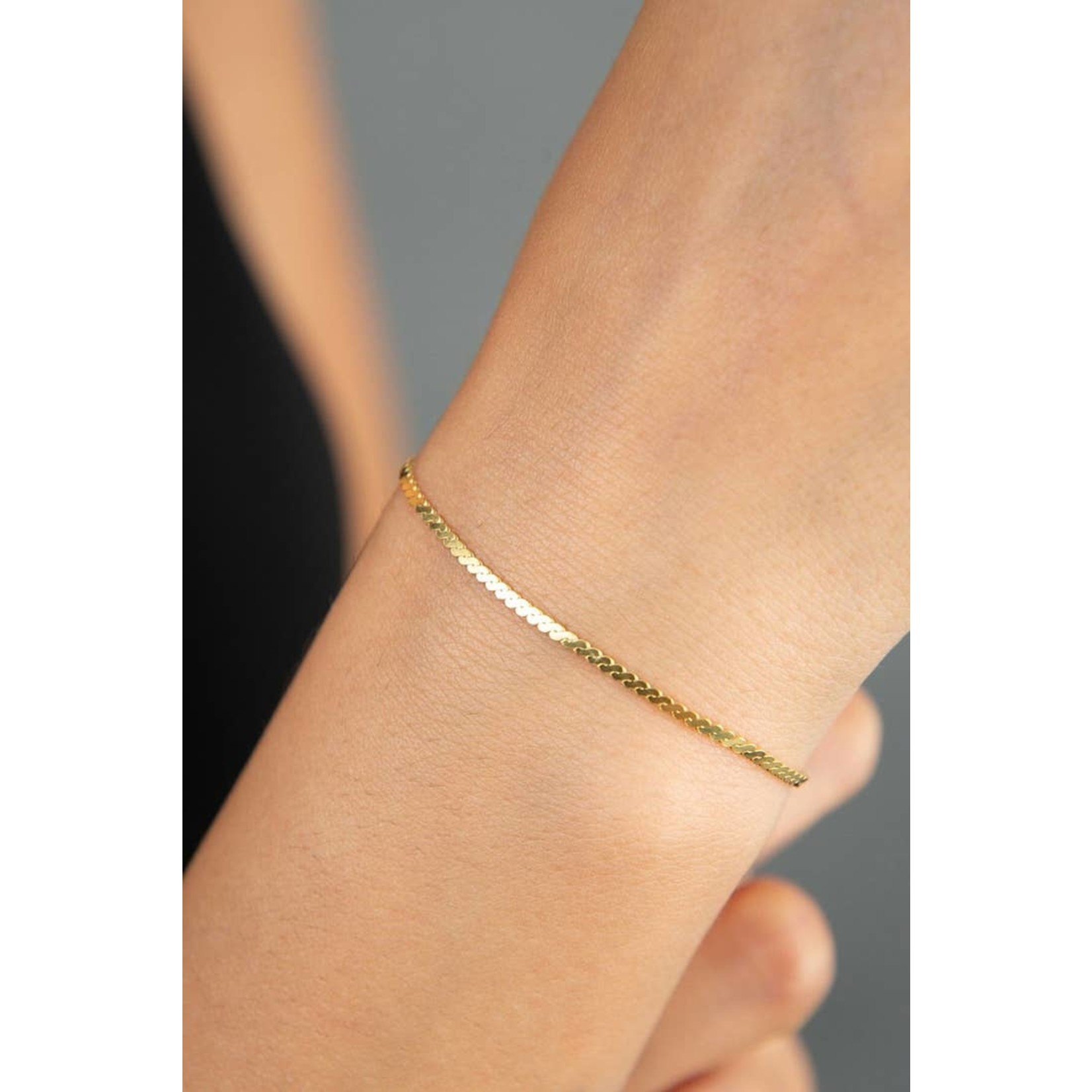 Einzelstück Minimalistische gouden armband