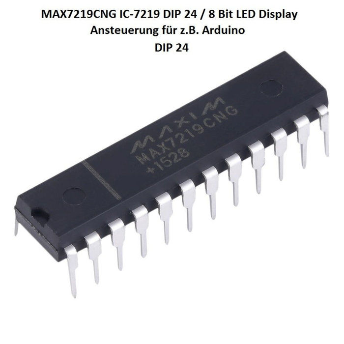 Otronic MAX7219CNG Pilote d'affichage LED DIP24 IC