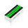 Barre LED 10 segments verte